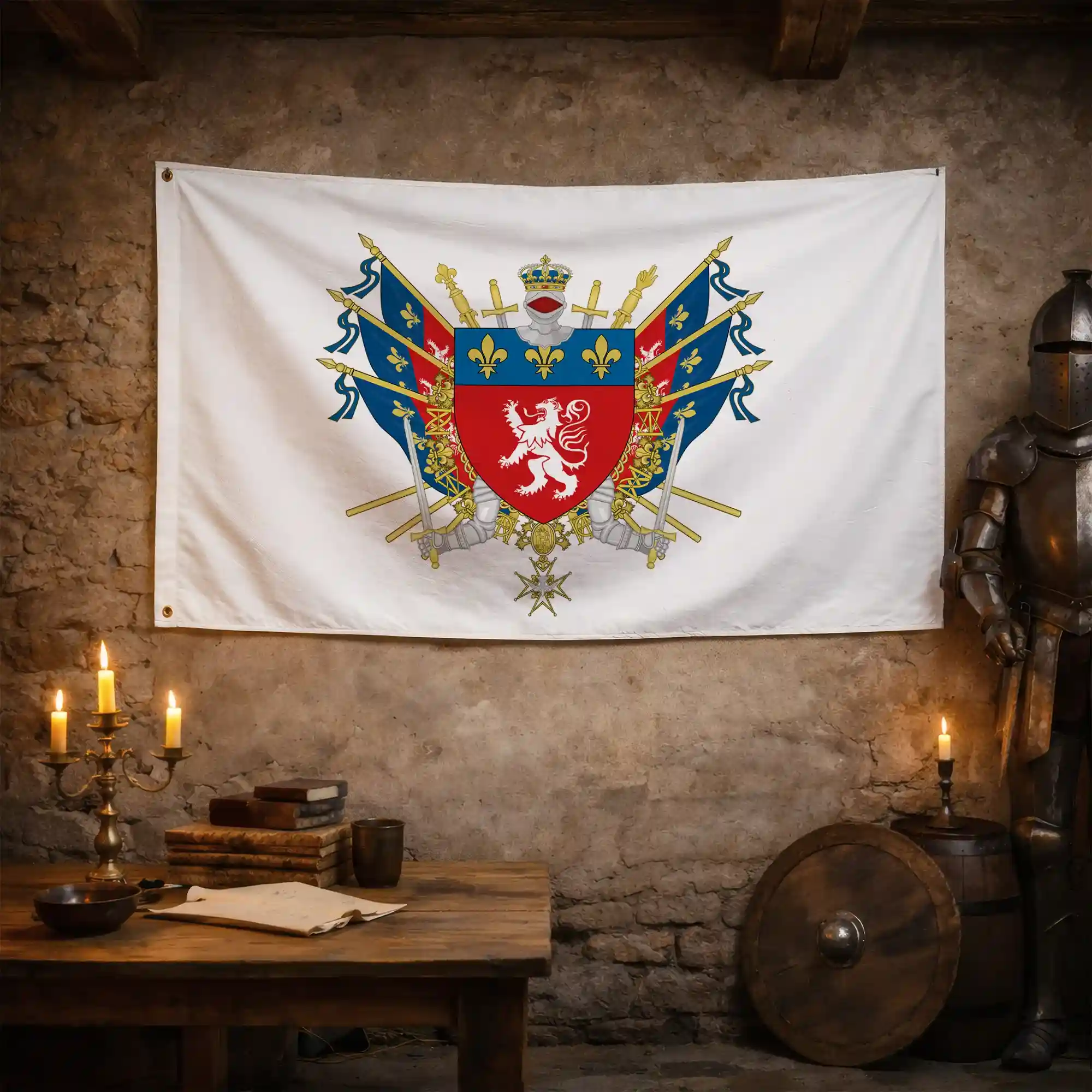 Drapeau - Blason de Lyon - Image 3