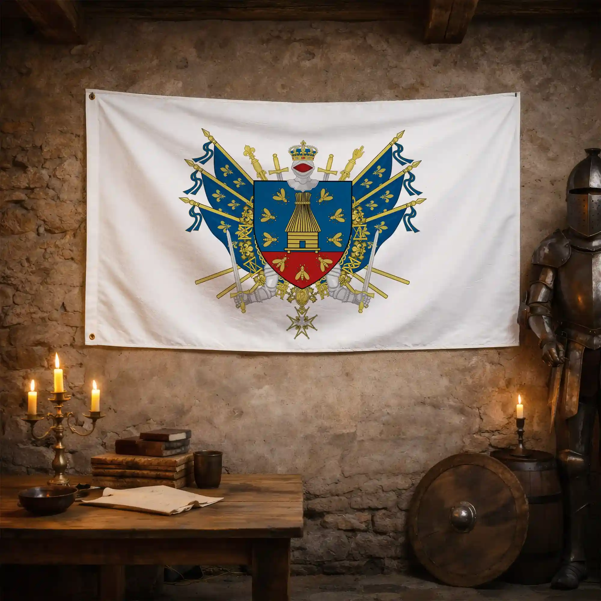 Drapeau - Blason de Maisons-Alfort - Image 3