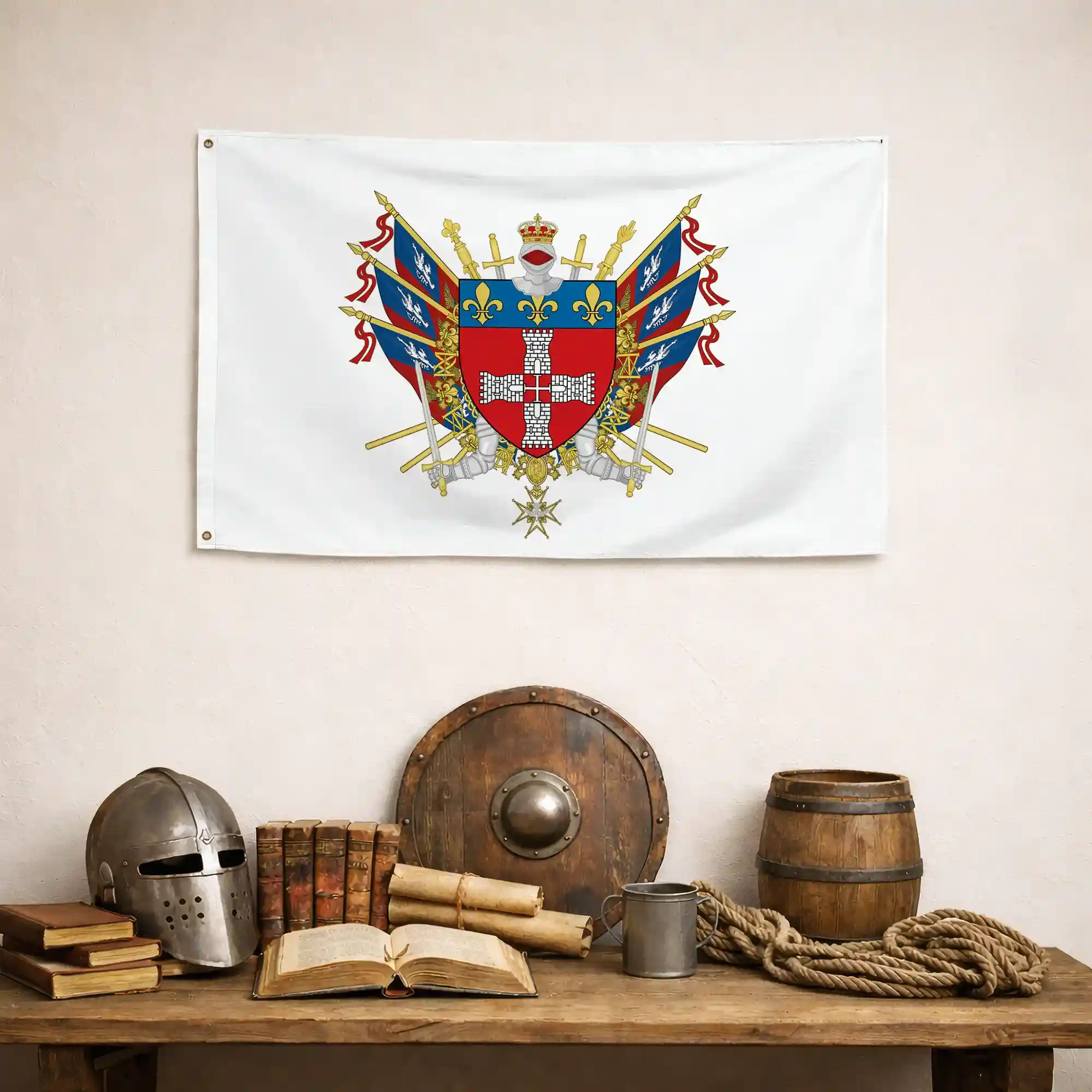 Drapeau - Blason de Marmande - Image 4