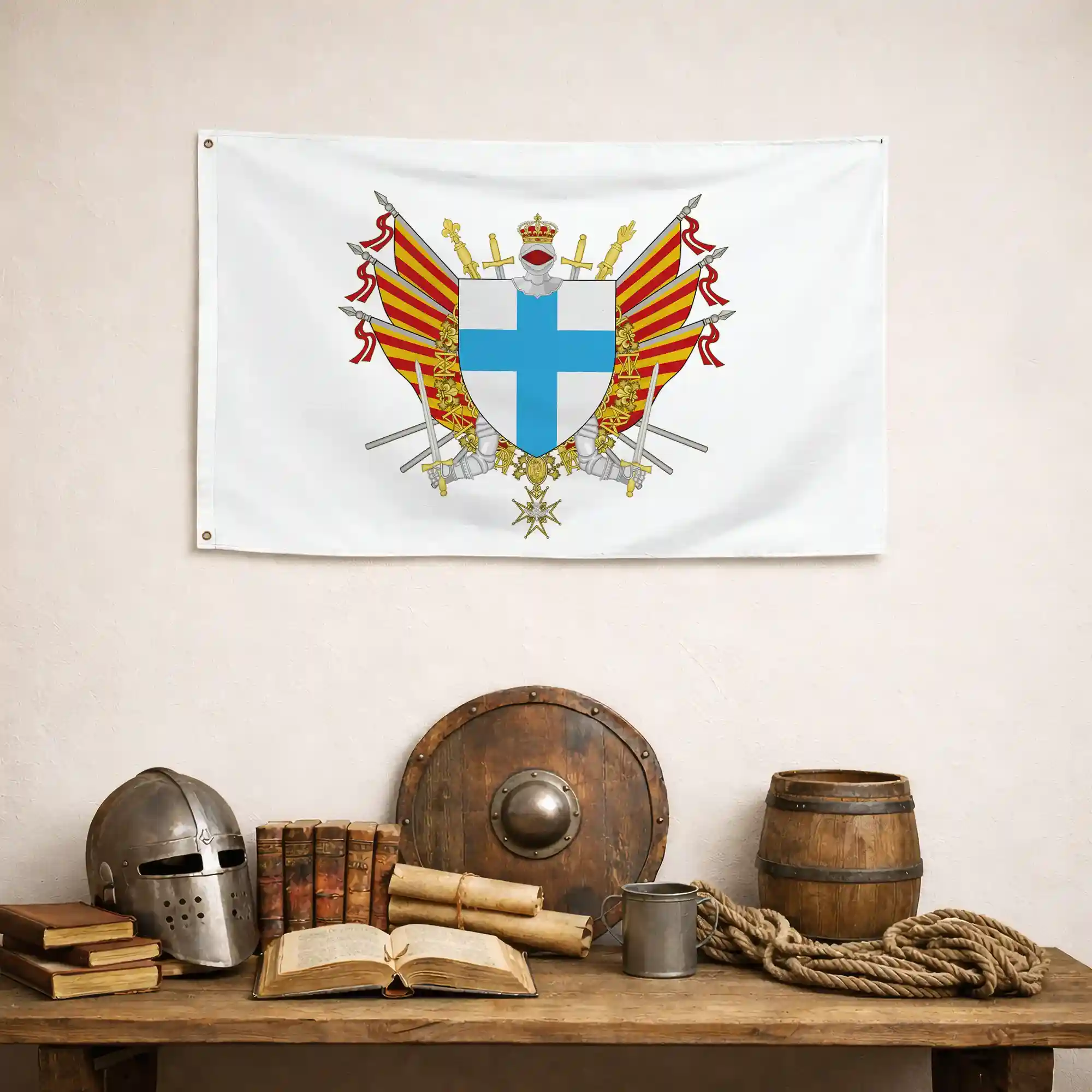 Drapeau - Blason de Marseille - Image 4