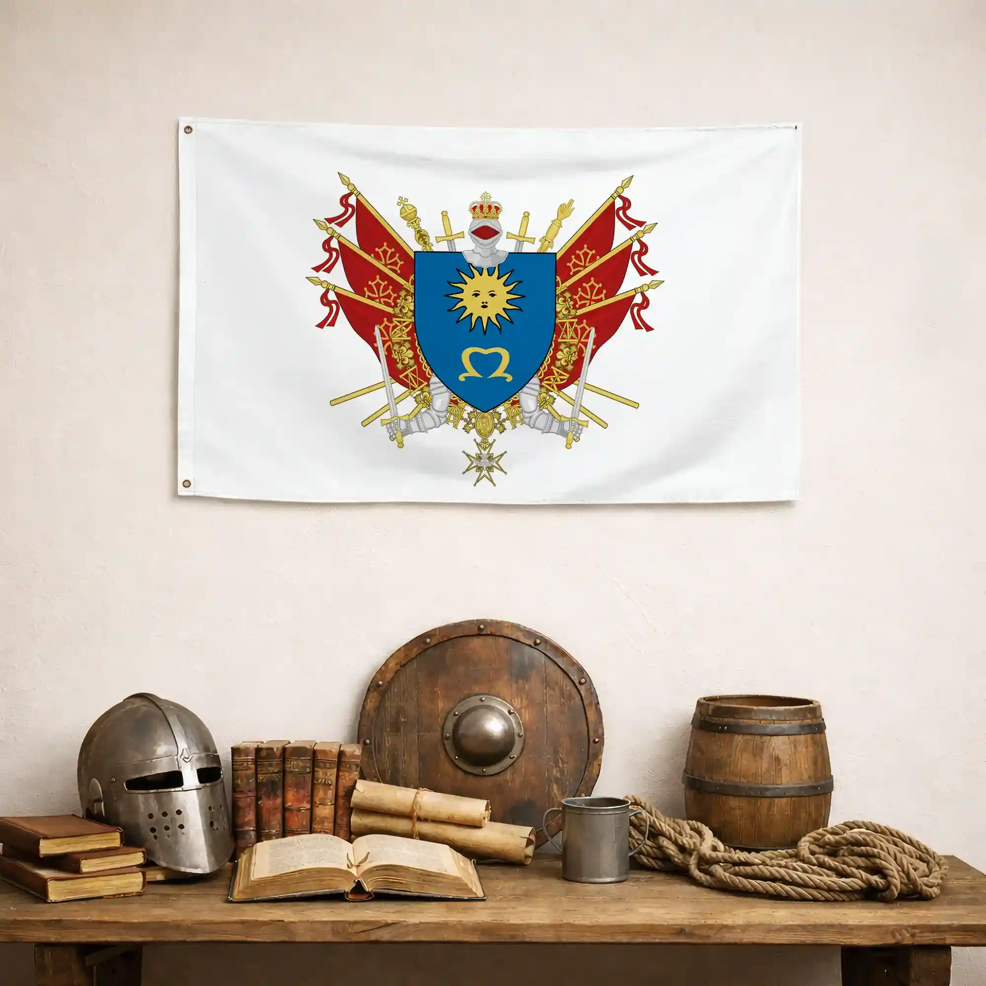 Drapeau - Blason de Mende - Image 4