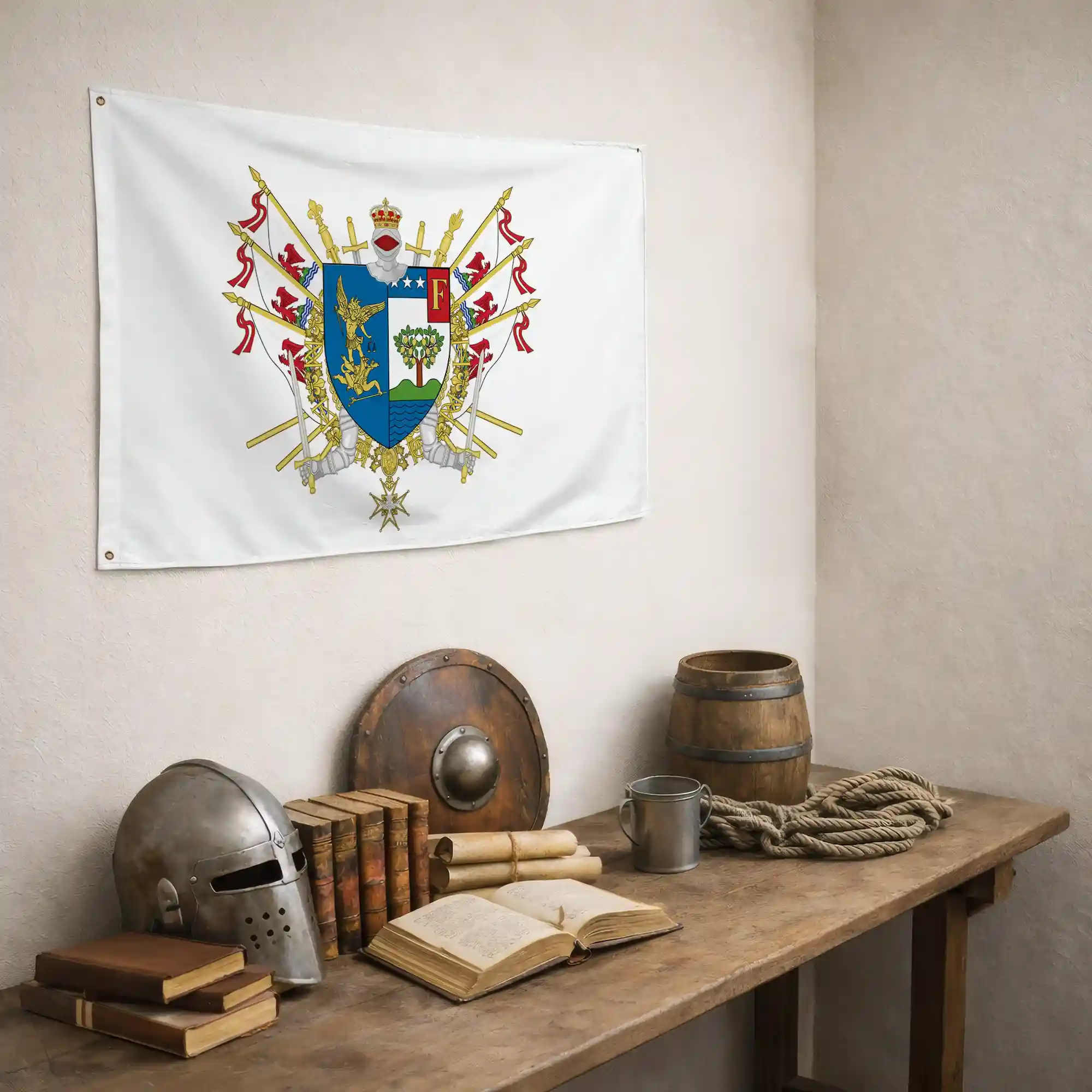 Drapeau - Blason de Menton - Image 5