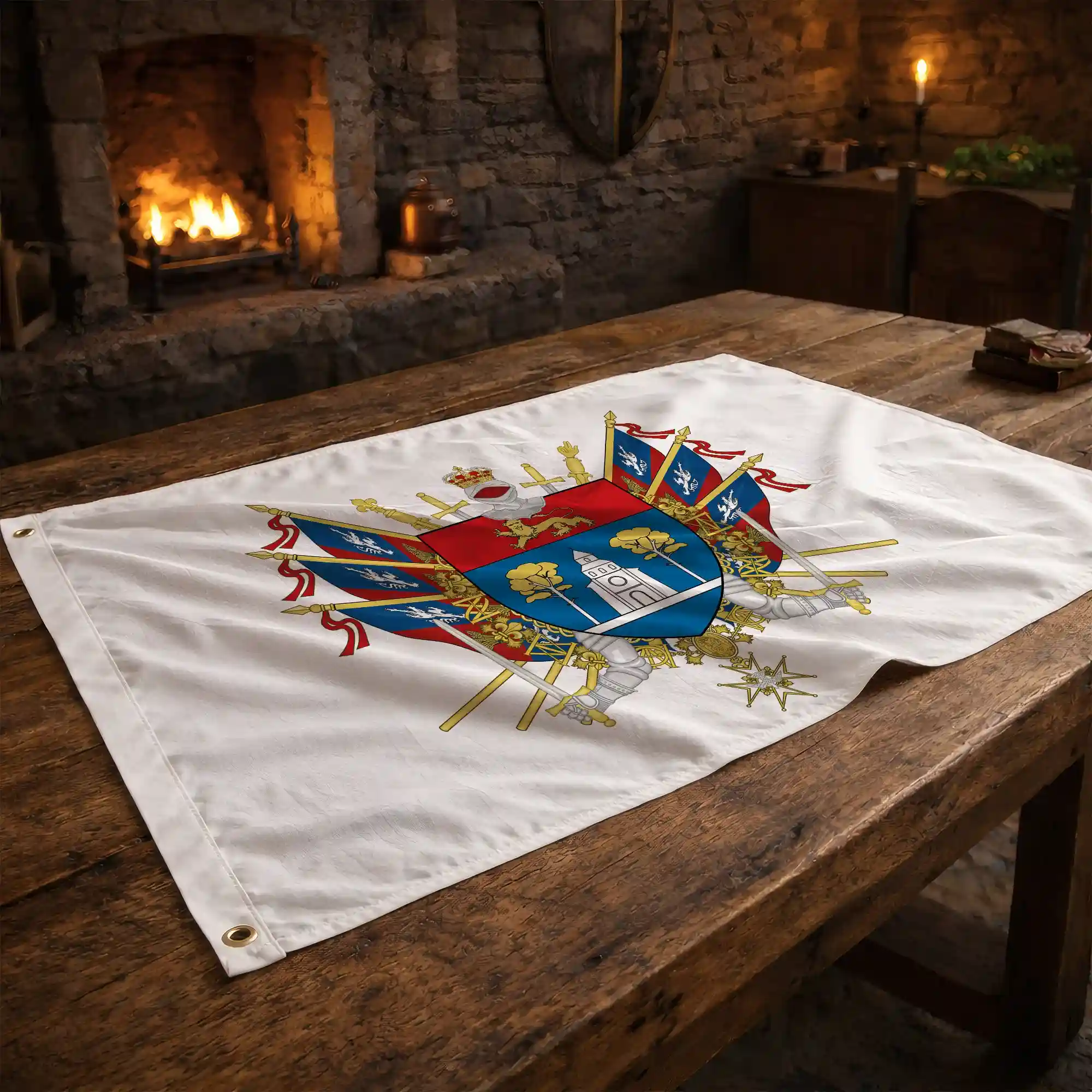 Drapeau - Blason de Mimizan - Image 2