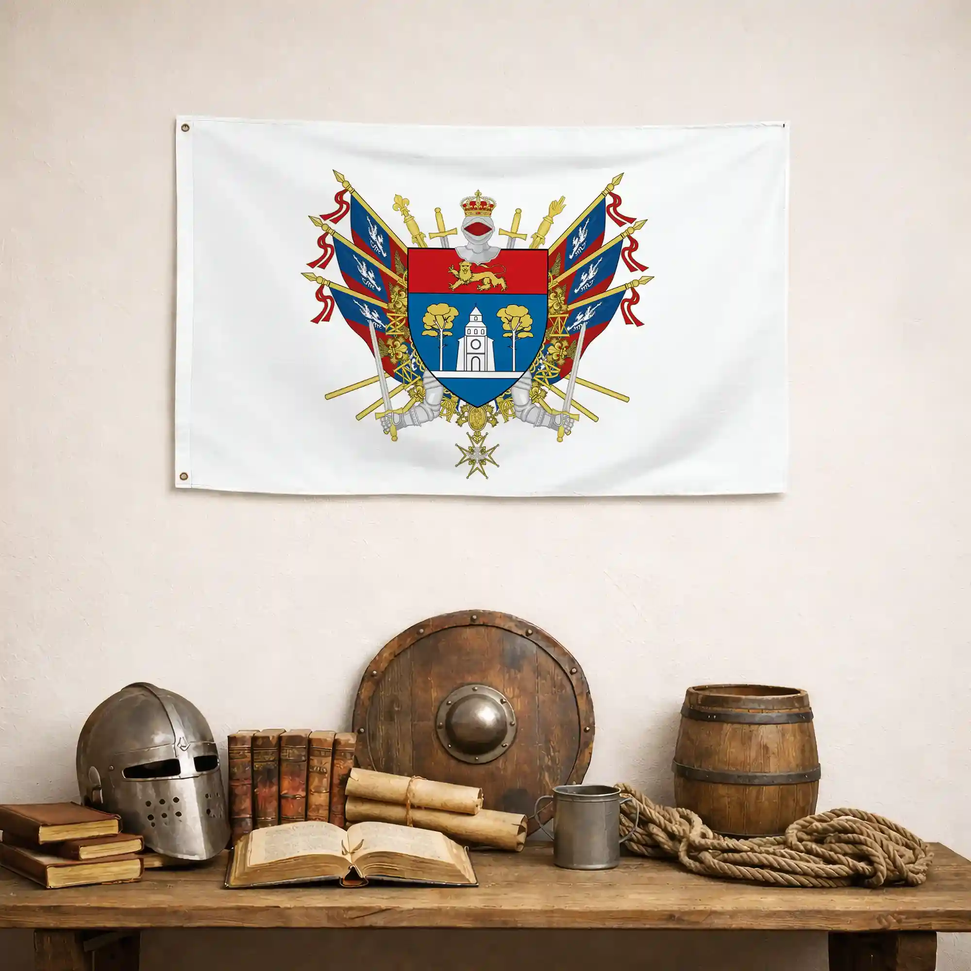 Drapeau - Blason de Mimizan - Image 4