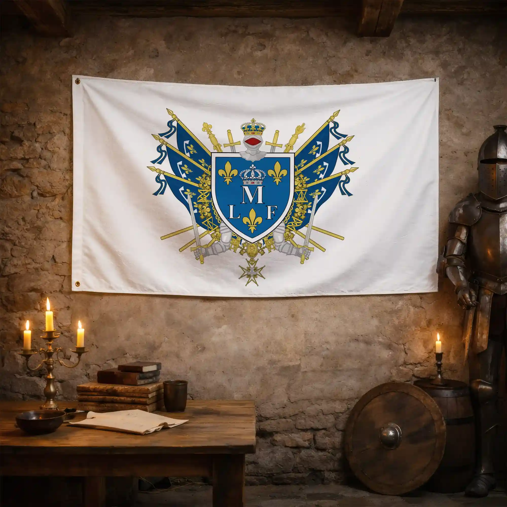 Drapeau - Blason de Montargis - Image 3