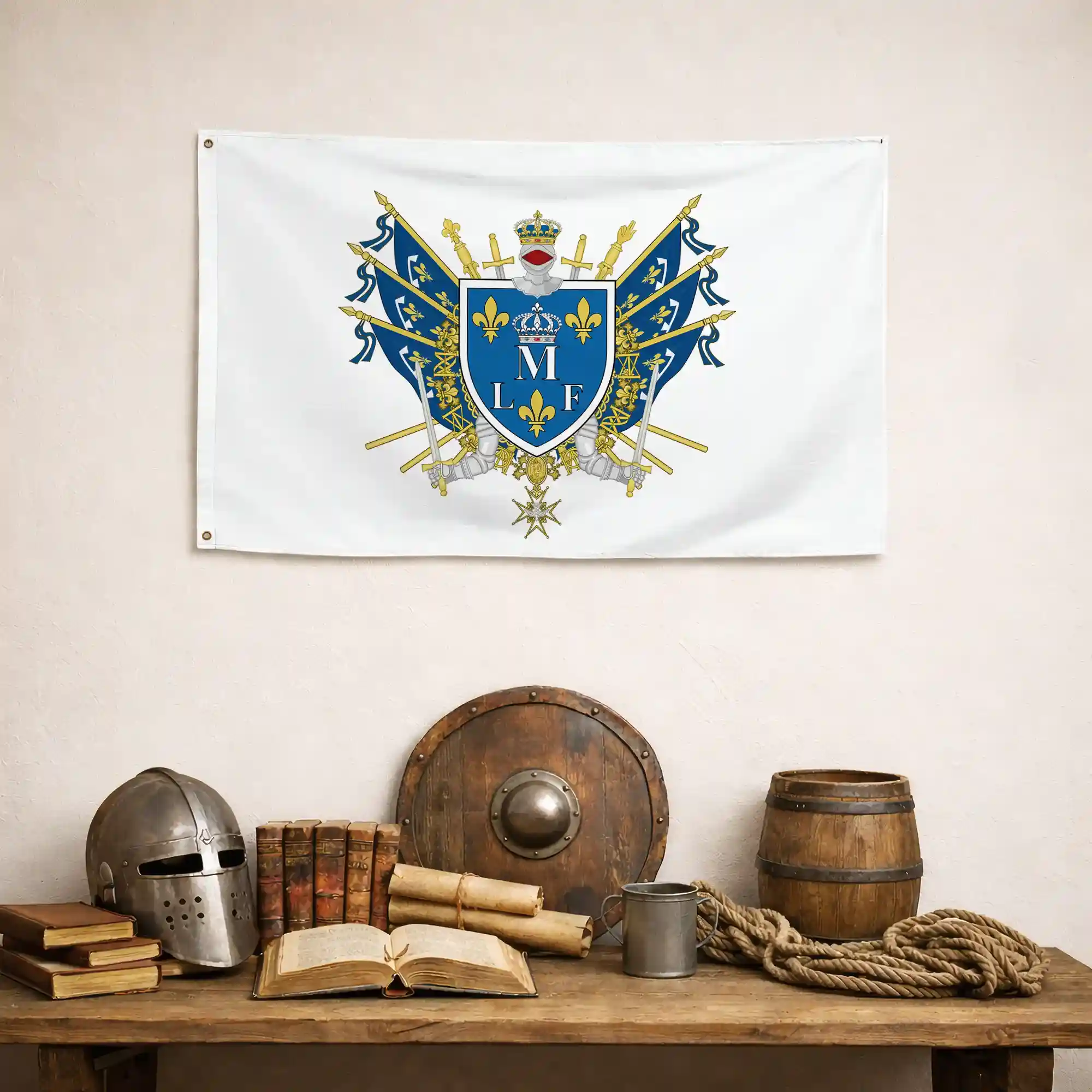 Drapeau - Blason de Montargis - Image 4