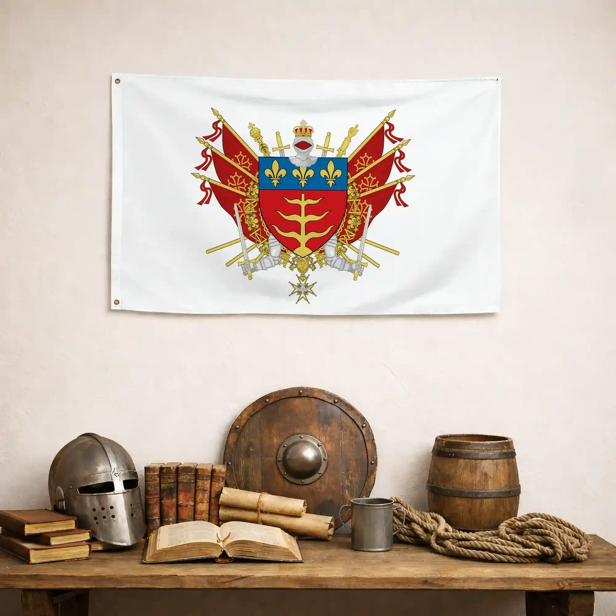 Drapeau - Blason de Montauban - Image 4