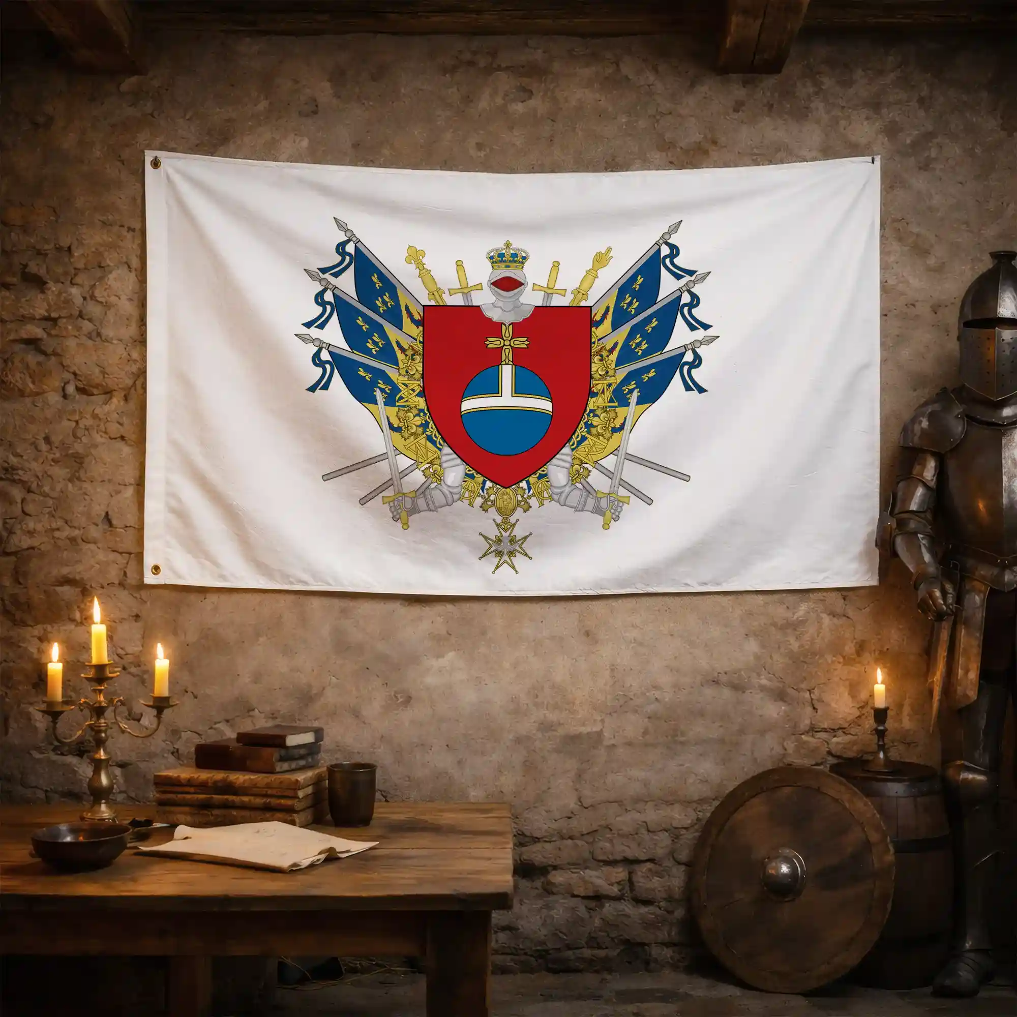 Drapeau - Blason de Montélimar - Image 3