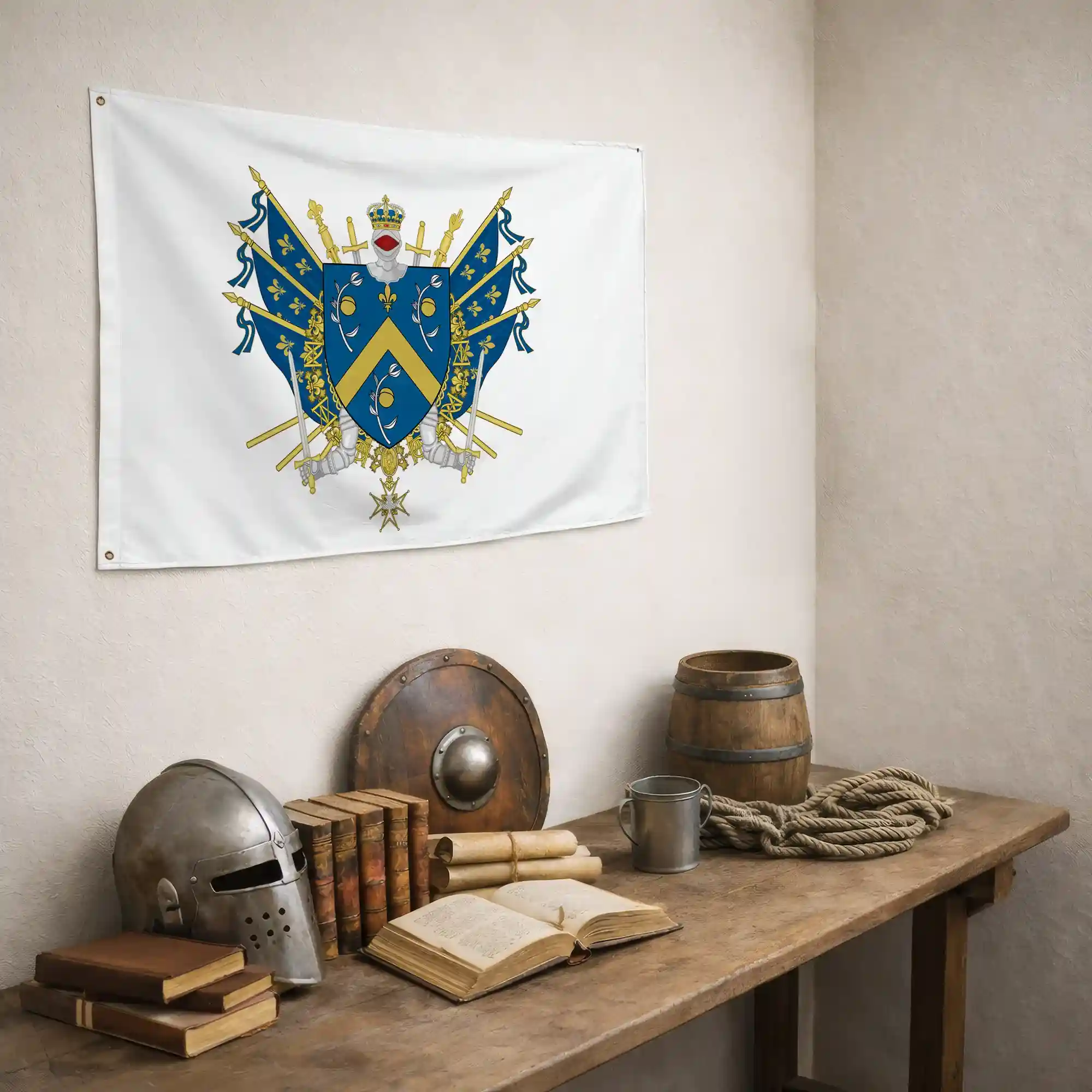 Drapeau - Blason de Montreuil - Image 5