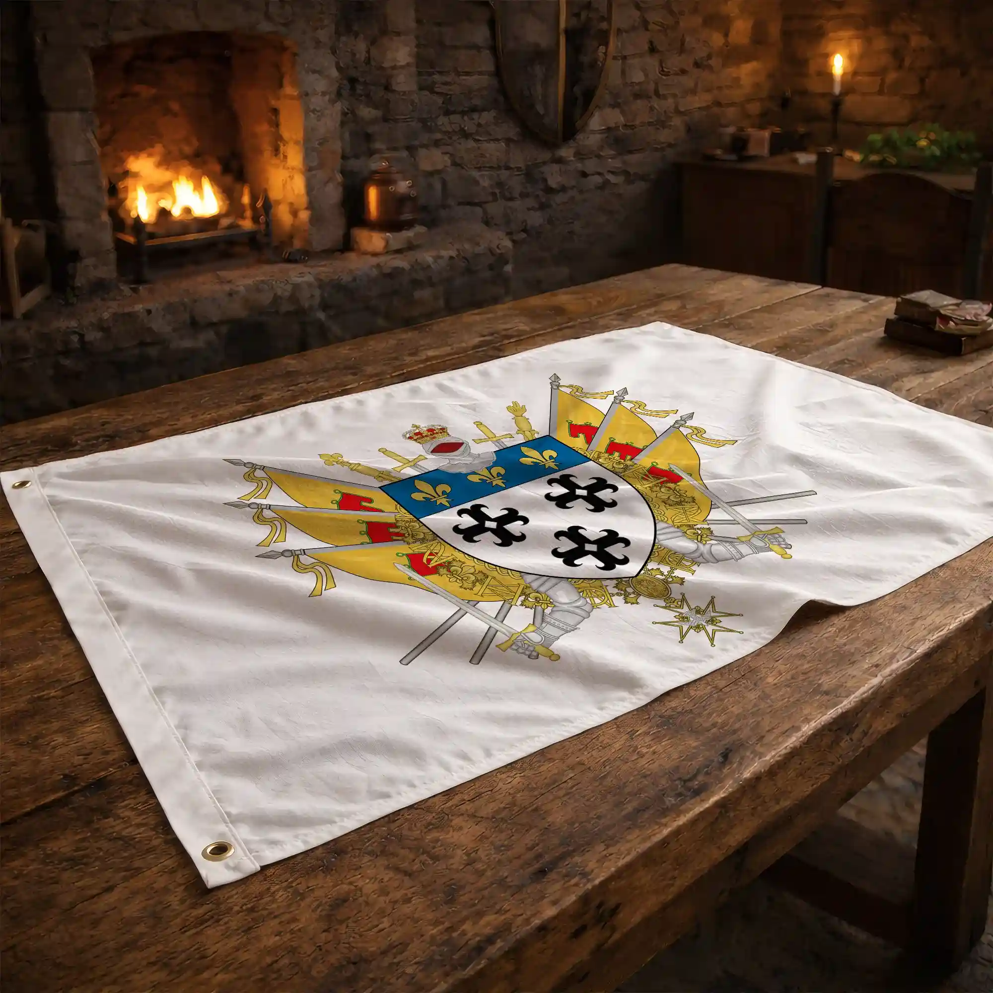 Drapeau - Blason de Moulins - Image 2