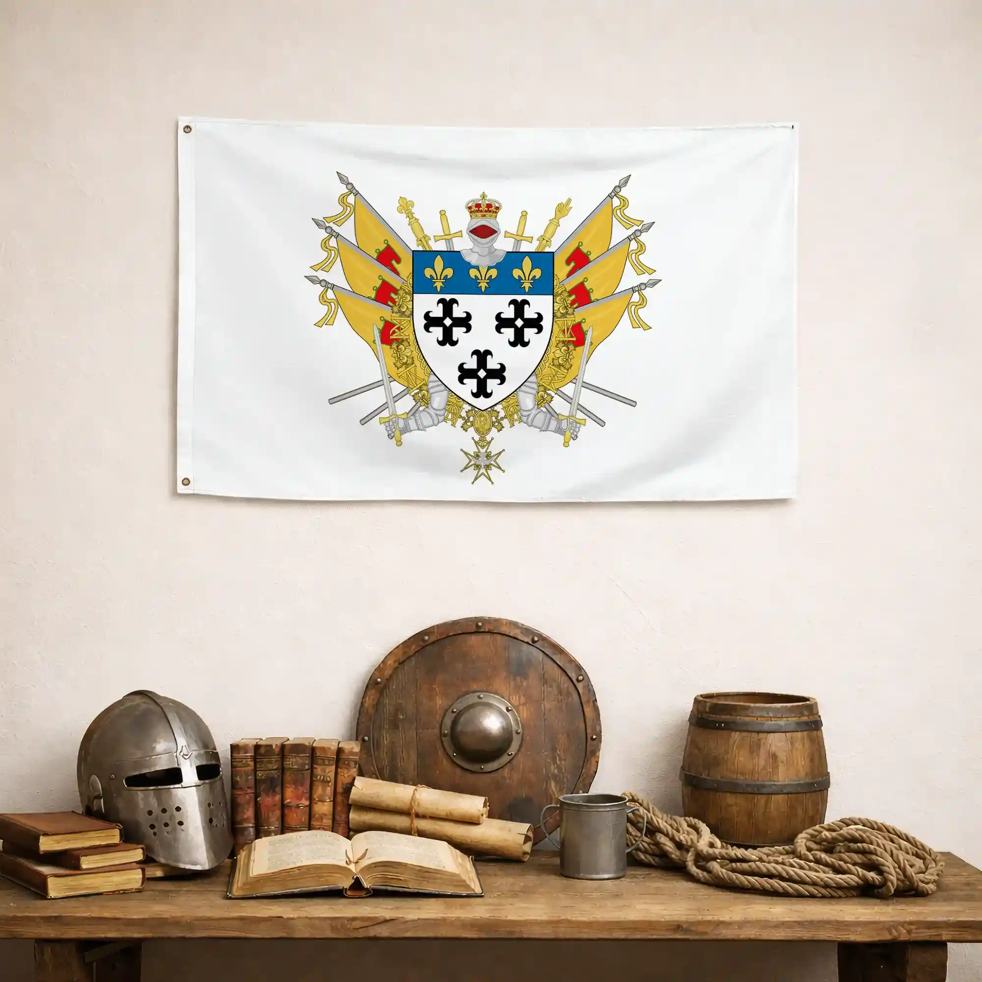 Drapeau - Blason de Moulins - Image 4