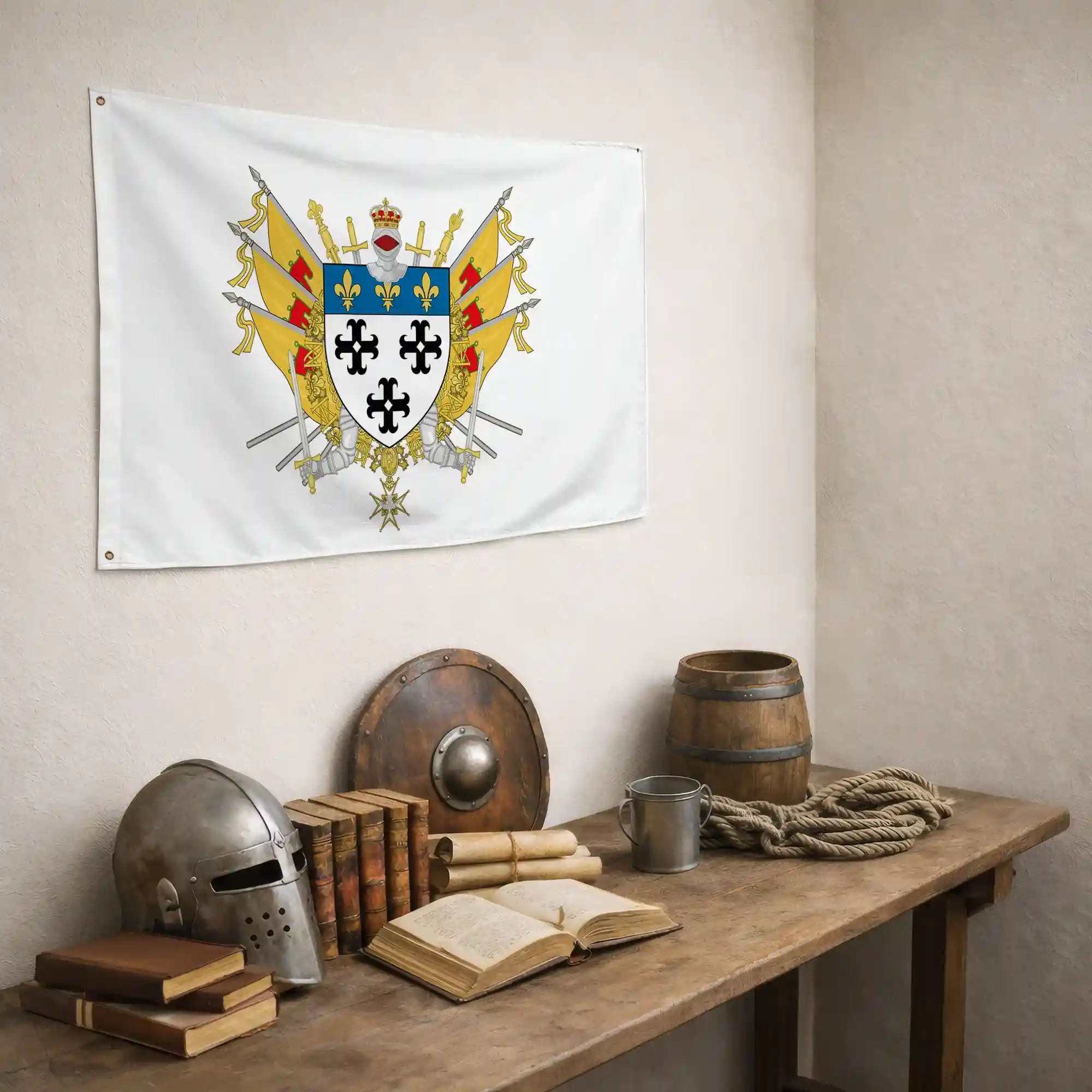 Drapeau - Blason de Moulins - Image 5