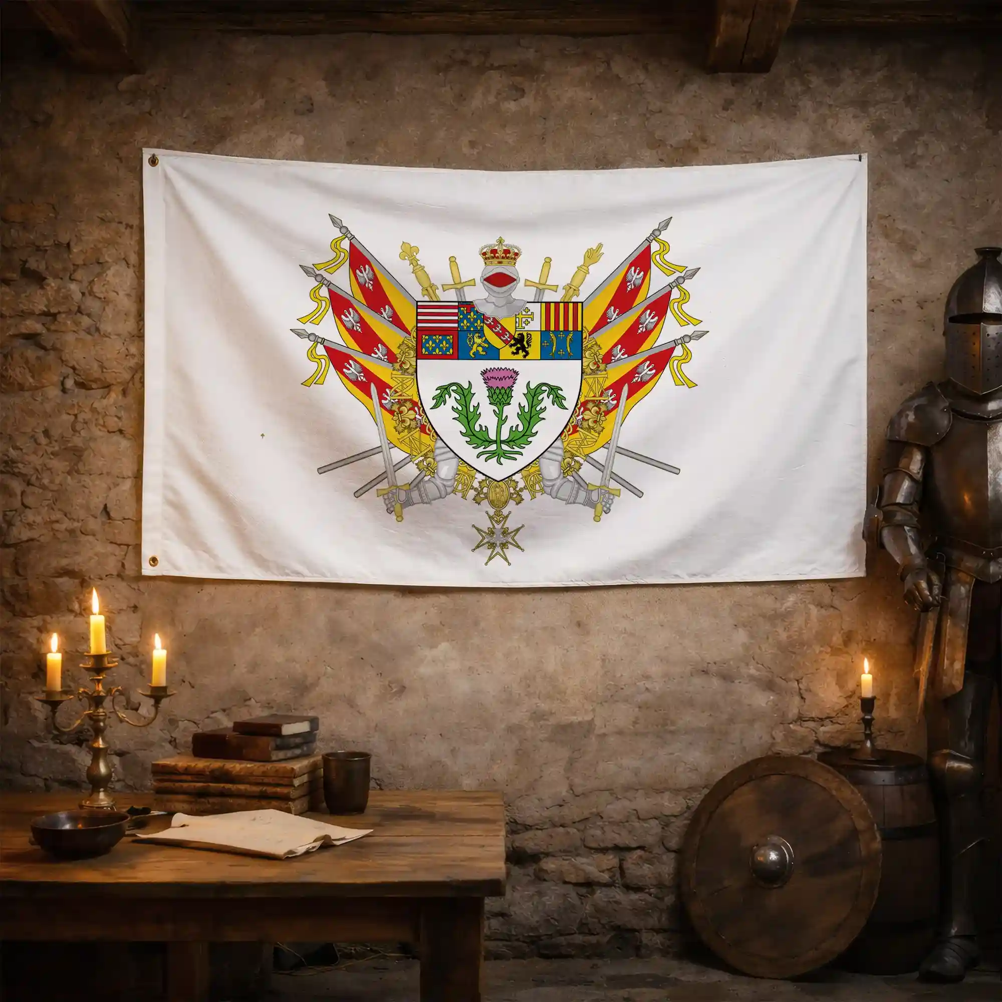 Drapeau - Blason de Nancy - Image 3