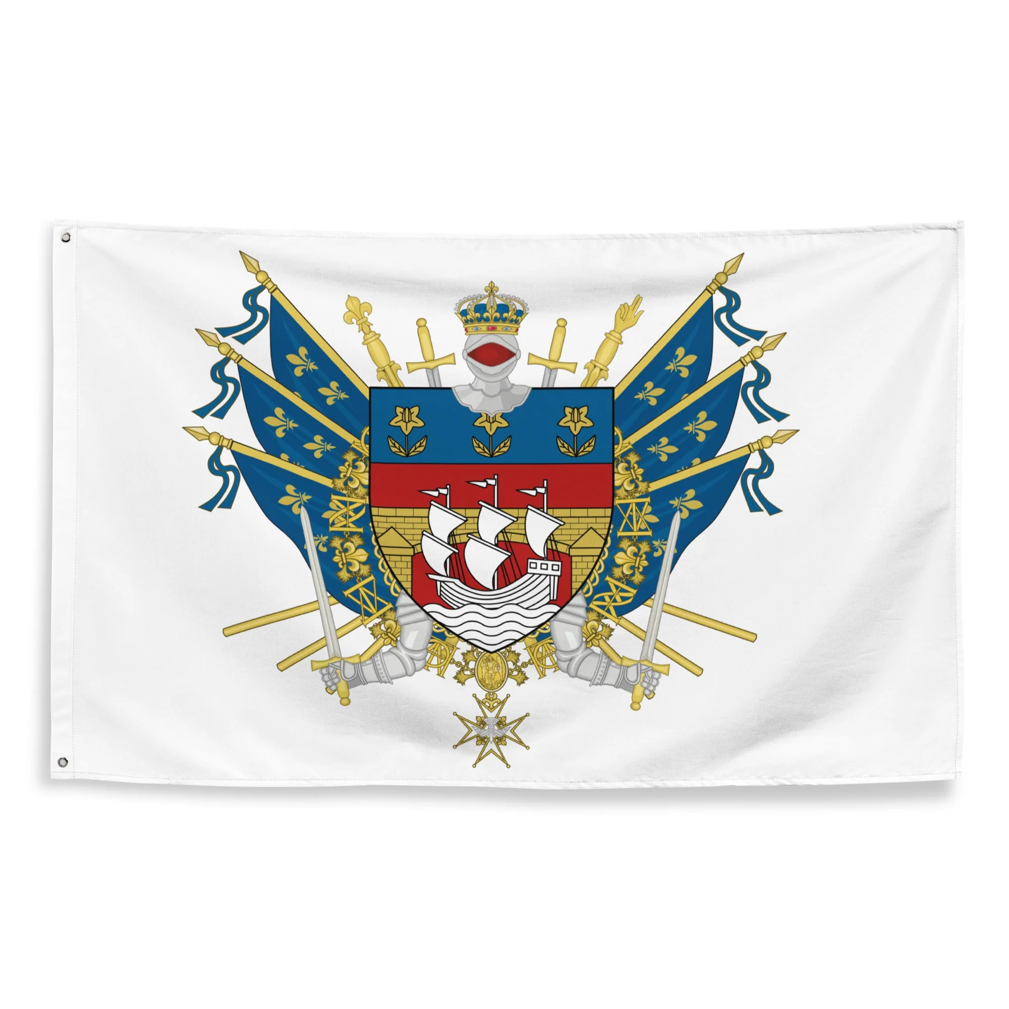 Drapeau - Blason de Neuilly-sur-Seine