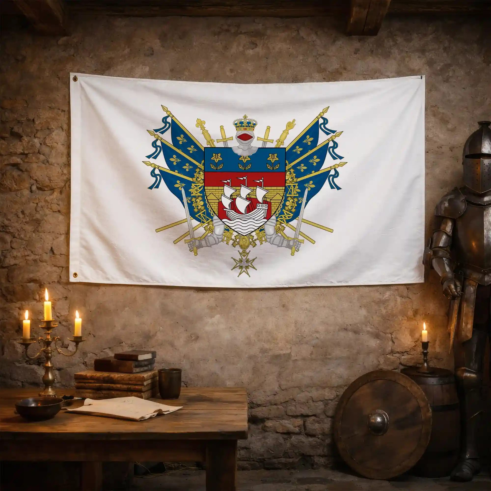 Drapeau - Blason de Neuilly-sur-Seine - Image 3
