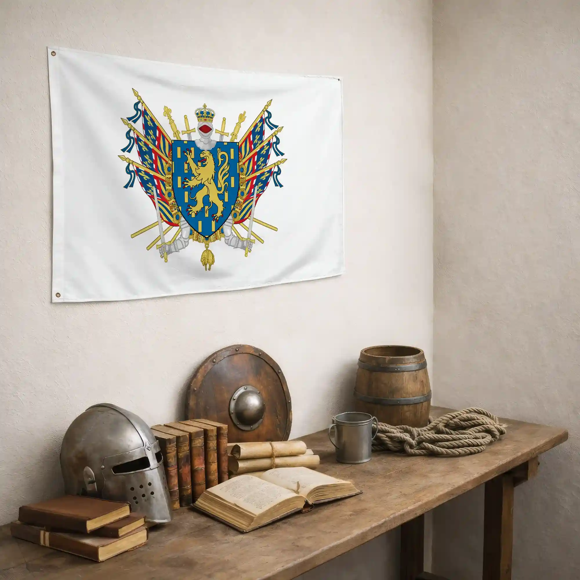 Drapeau - Blason de Nevers - Image 5