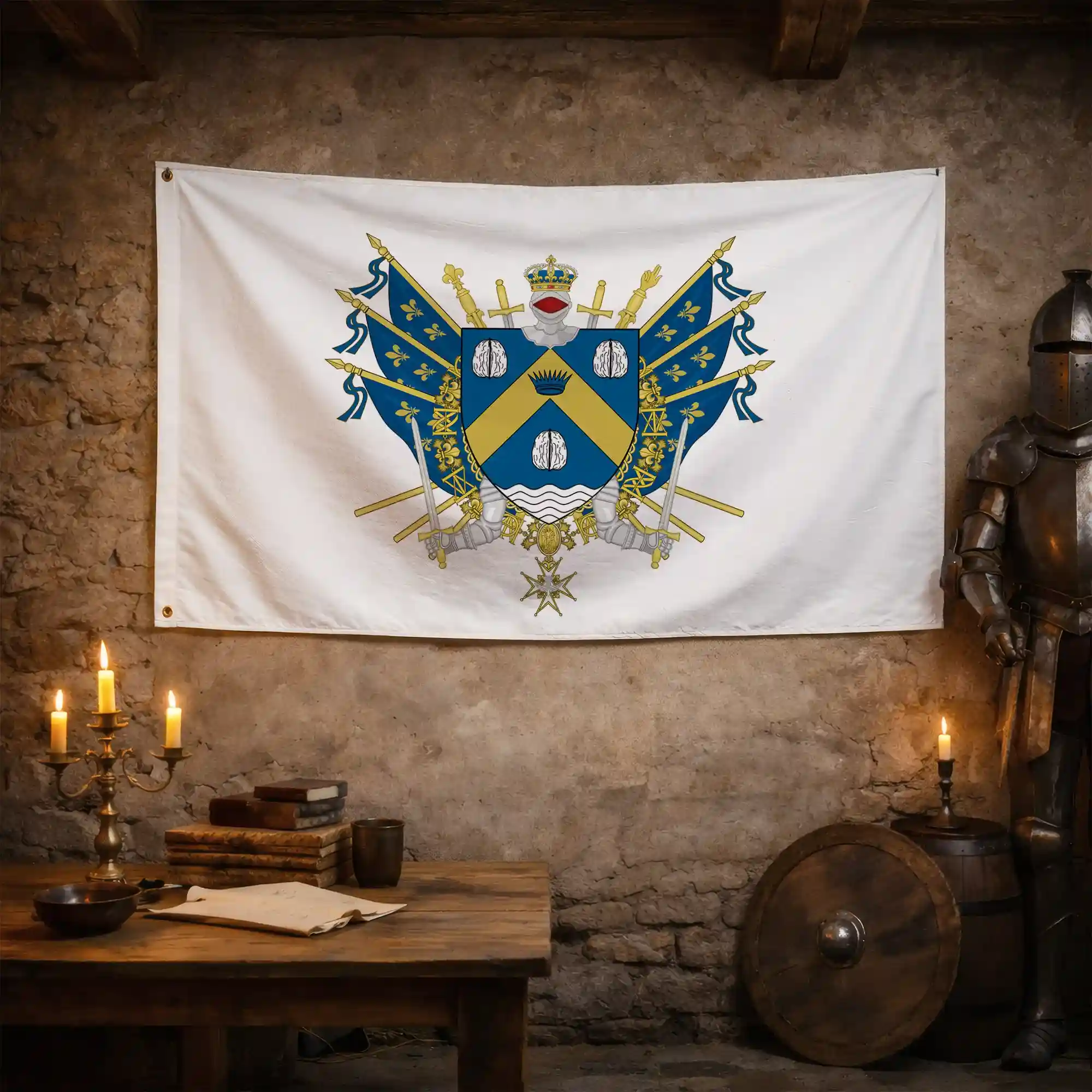 Drapeau - Blason de Noisy-le-Grand - Image 3