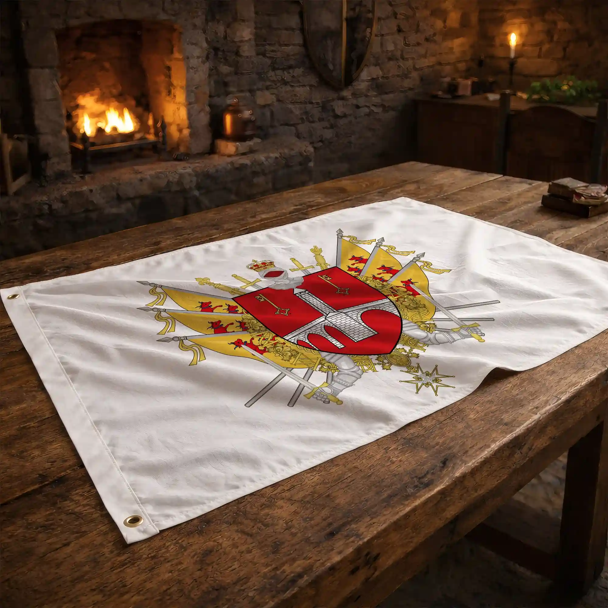 Drapeau - Blason d'Orthez - Image 2