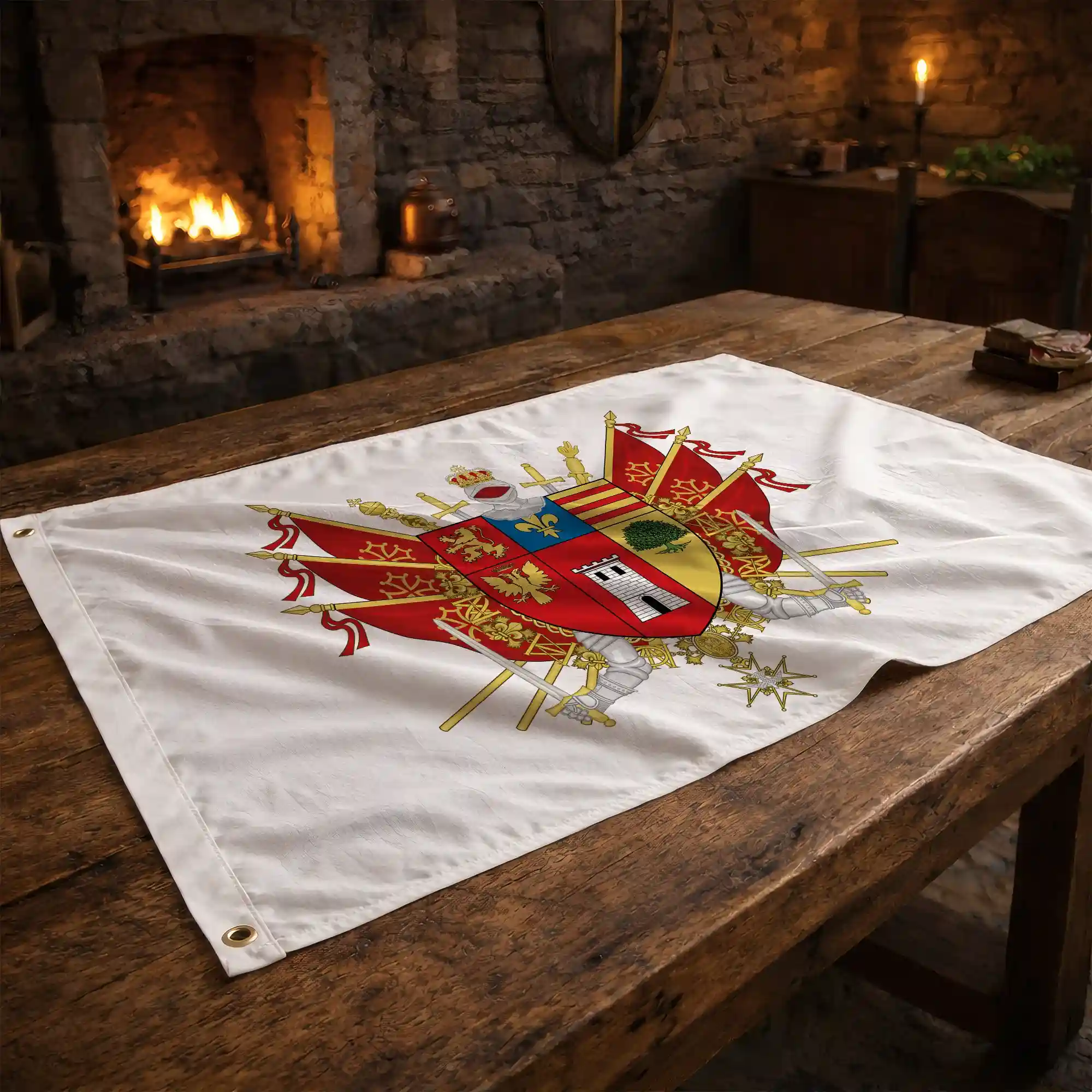 Drapeau - Blason de Pamiers - Image 2