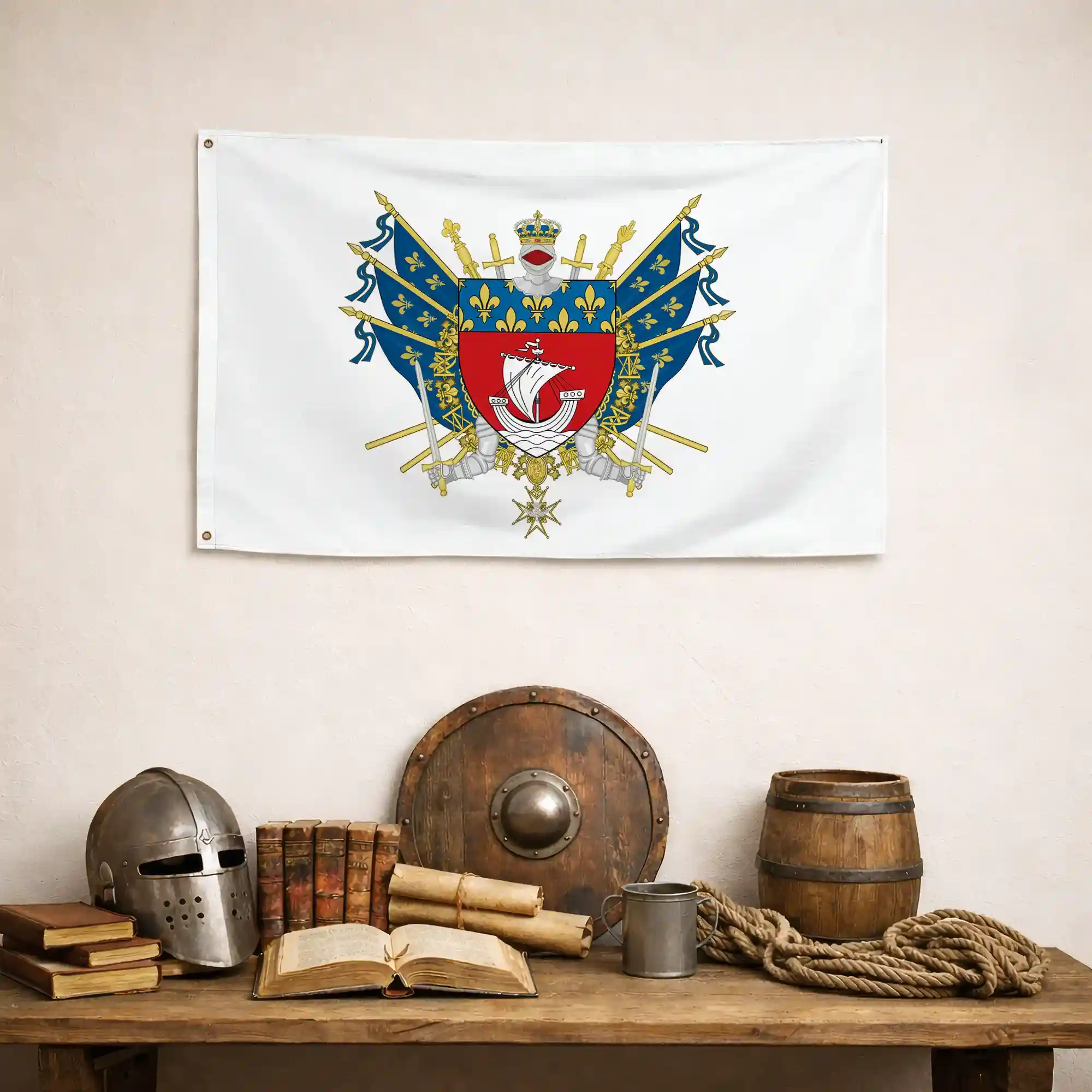 Drapeau - Blason de Paris (75) - Image 4