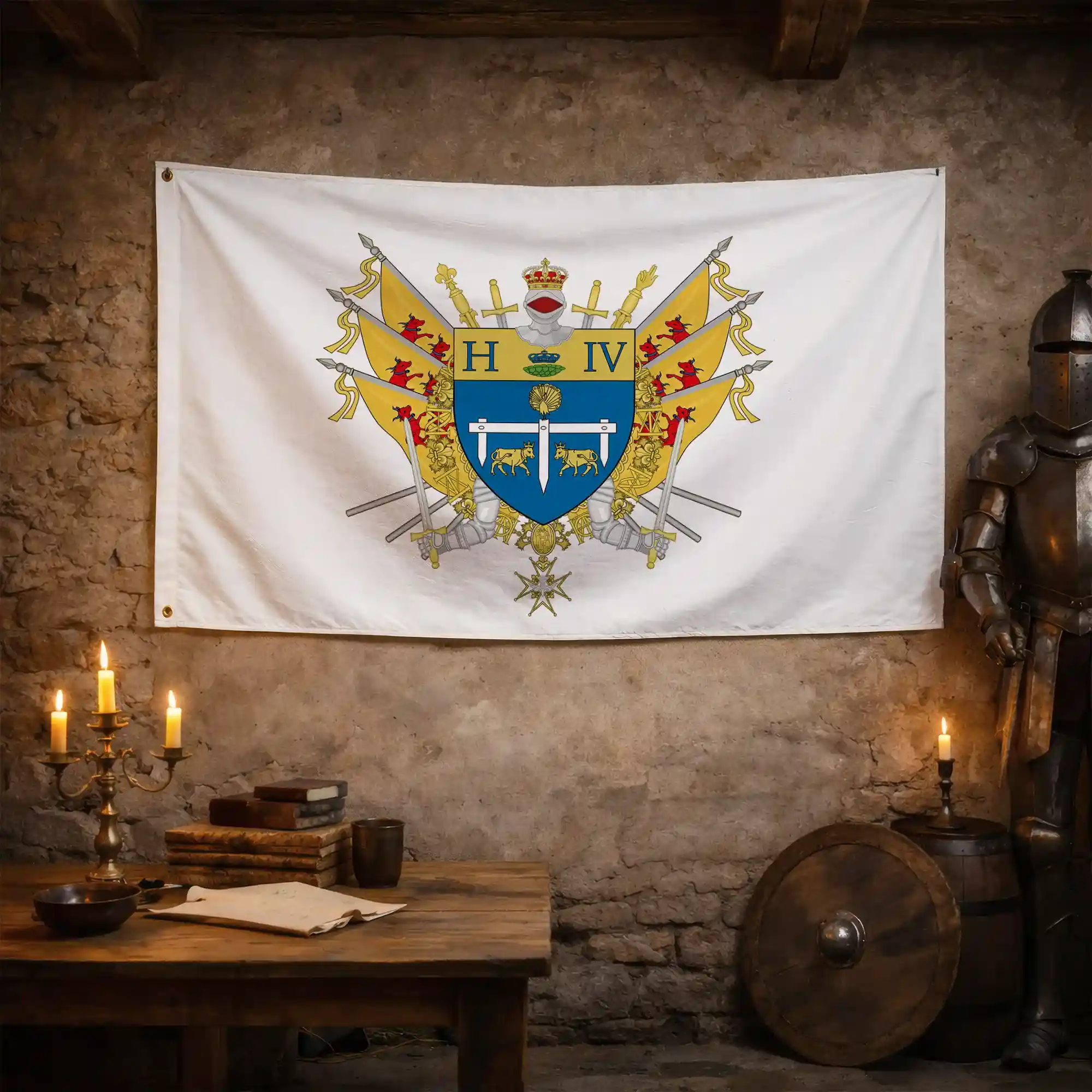 Drapeau - Blason de Pau - Image 3