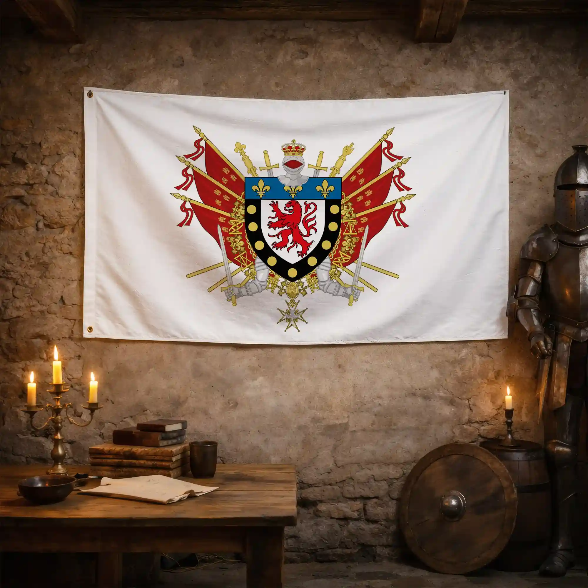 Drapeau - Blason de Poitiers - Image 3