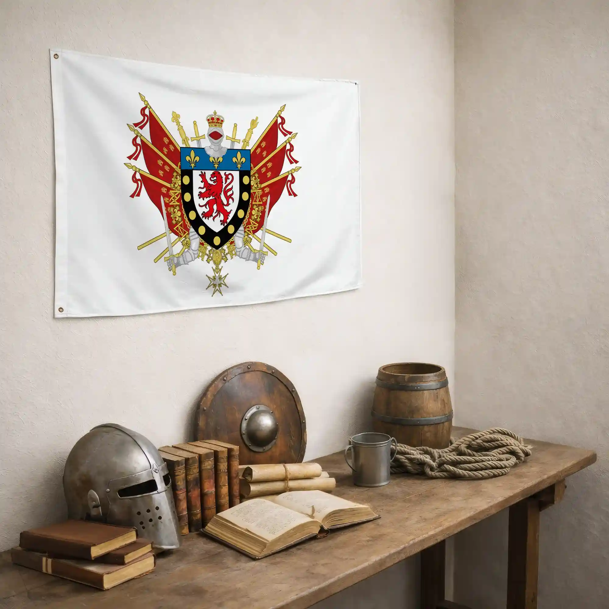 Drapeau - Blason de Poitiers - Image 5
