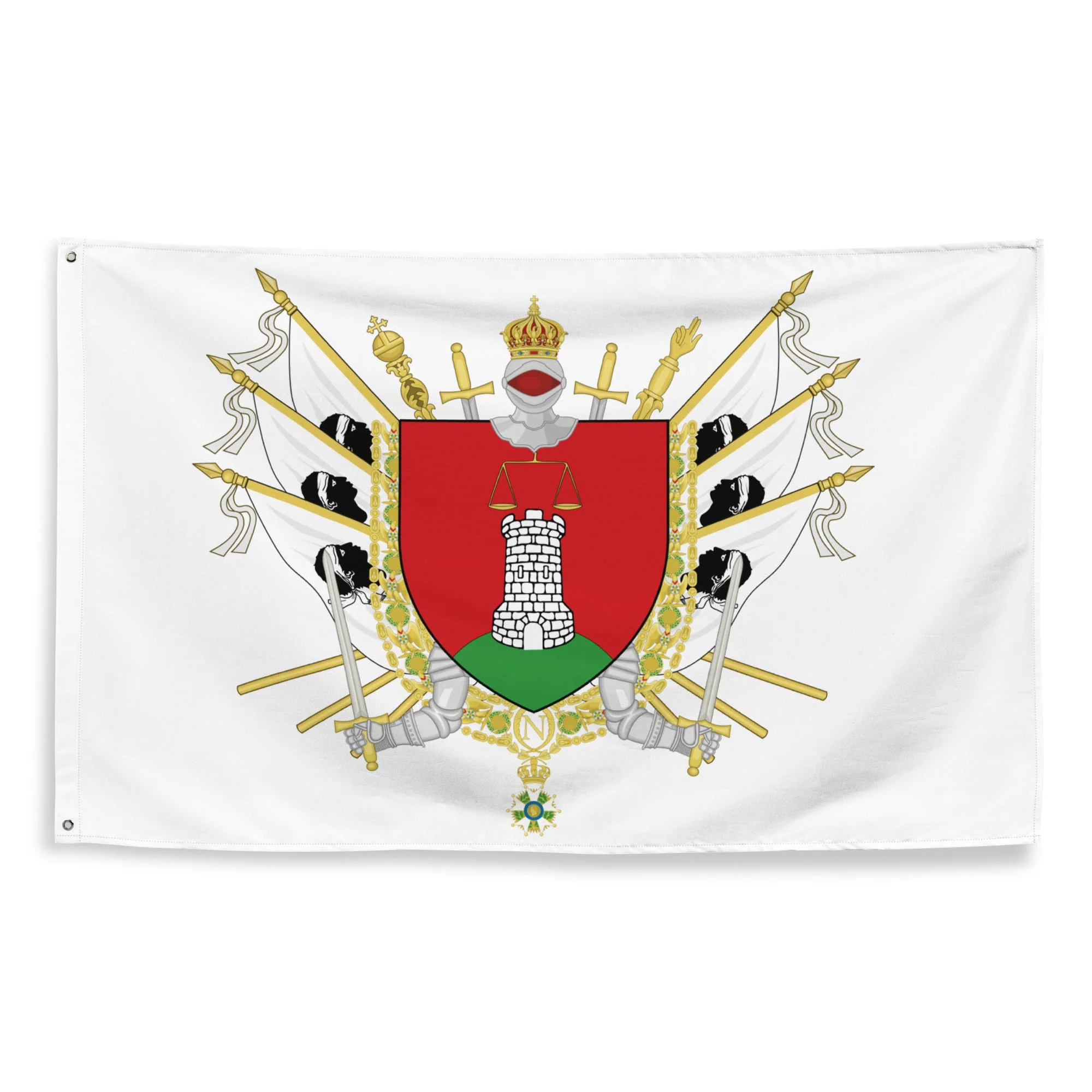 Drapeau - Blason de Porto-Vecchio