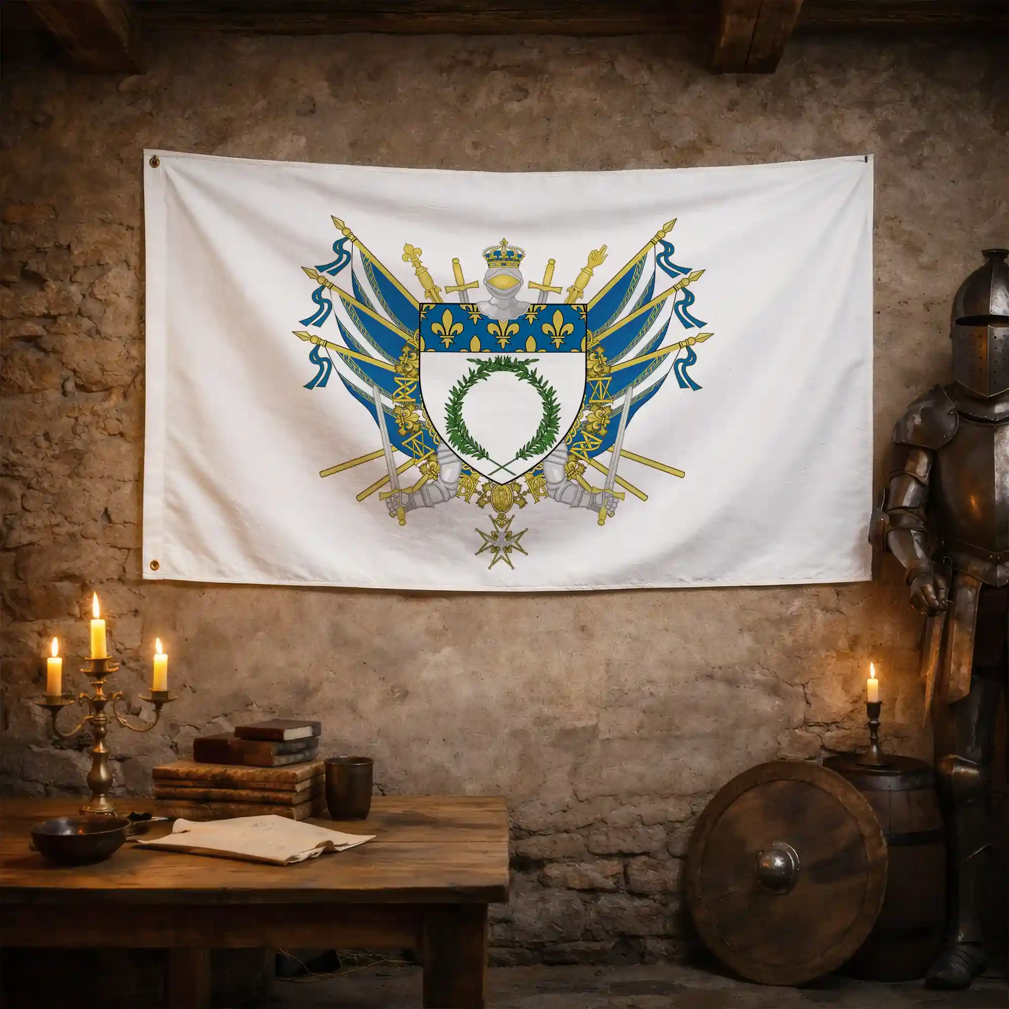 Drapeau - Blason de Reims - Image 3