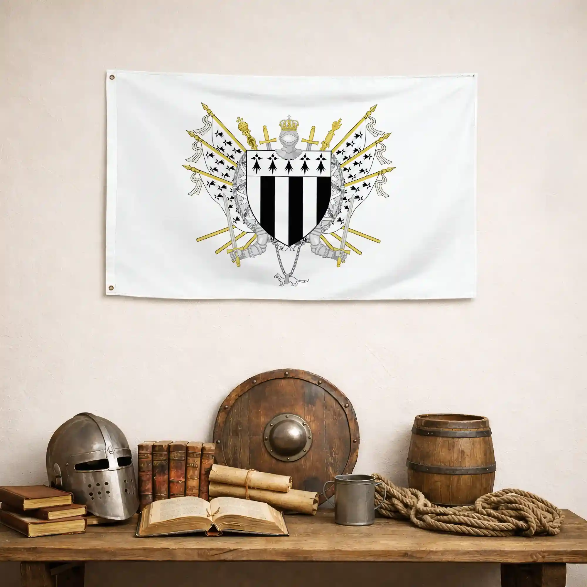 Drapeau - Blason de Rennes - Image 4