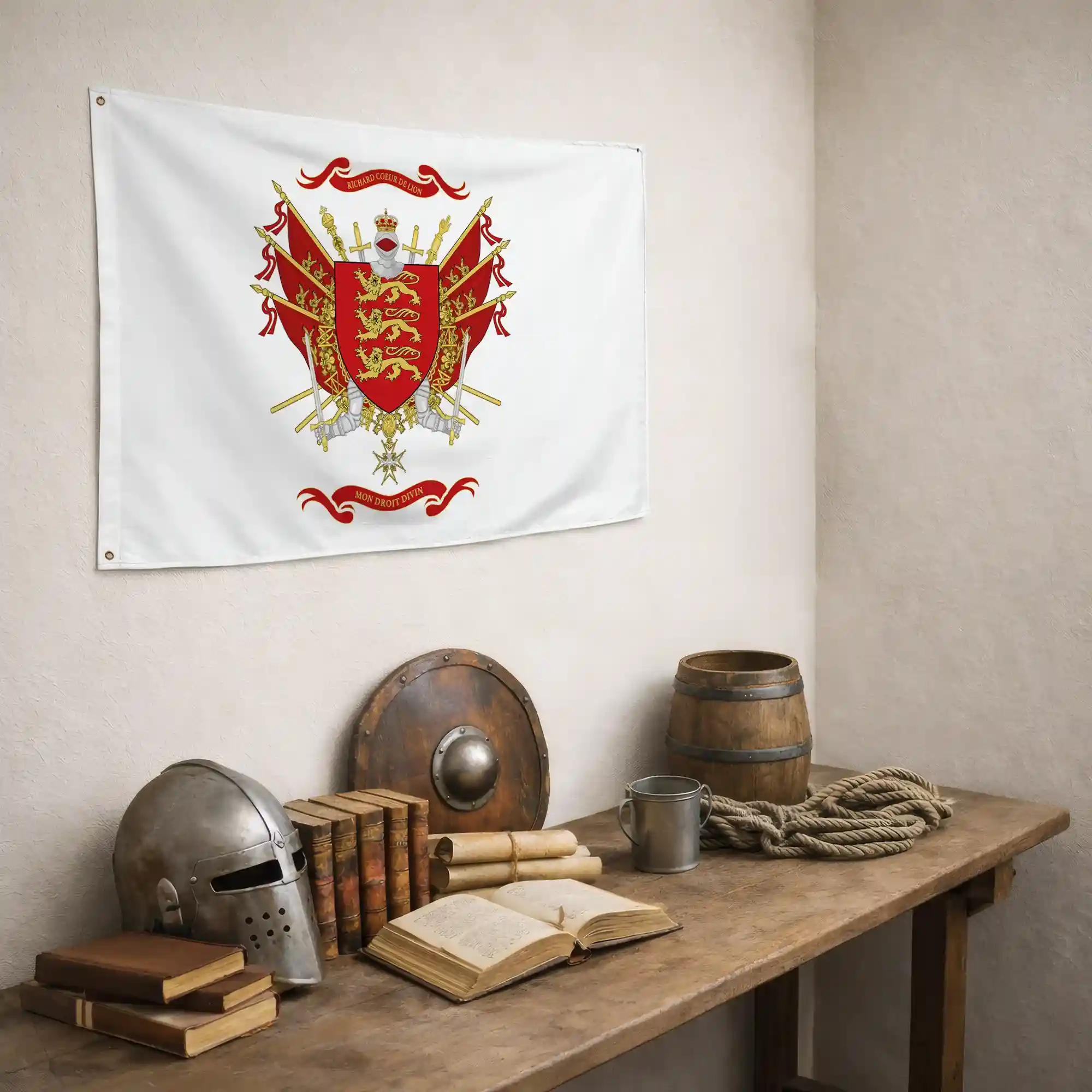 Drapeau - Blason de Richard Coeur de Lion - Image 5