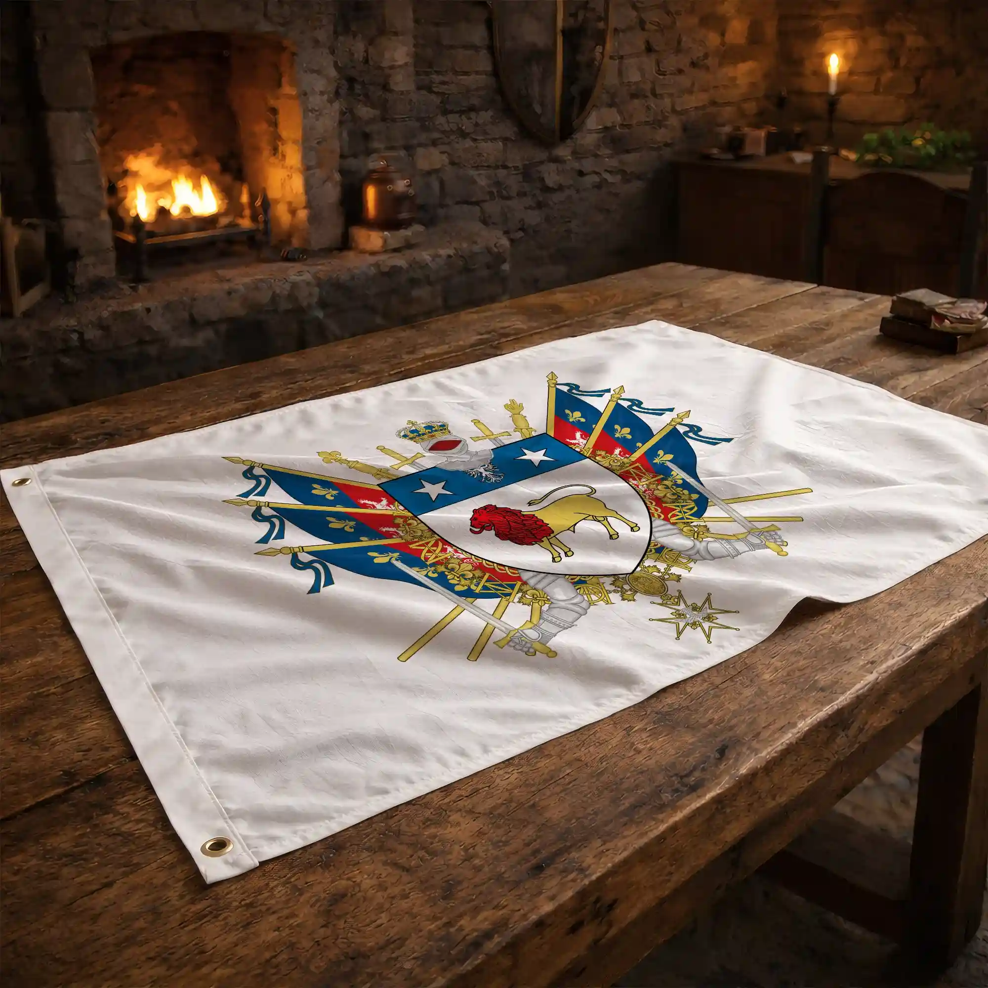 Drapeau - Blason de Rilleux-la-Pape - Image 2