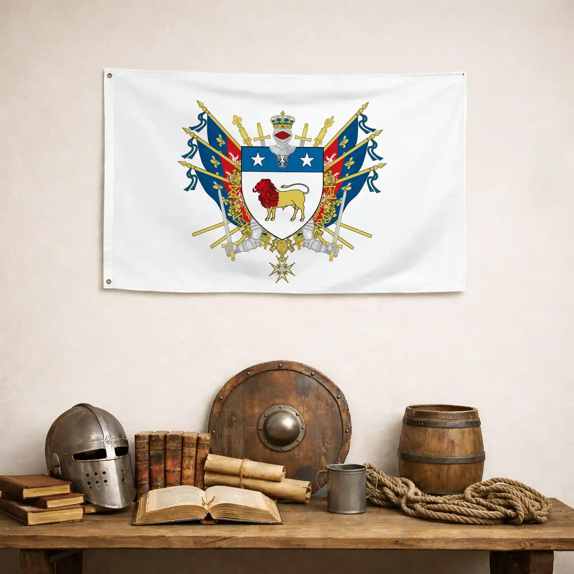 Drapeau - Blason de Rilleux-la-Pape - Image 4