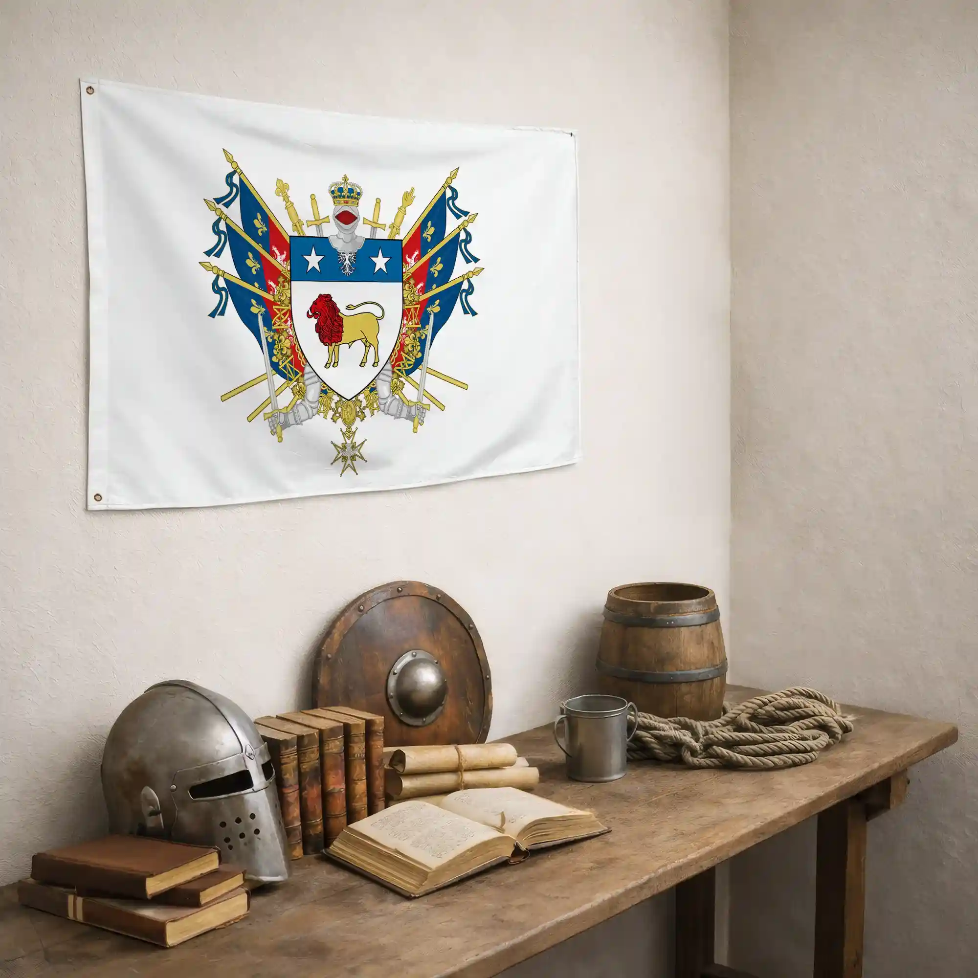 Drapeau - Blason de Rilleux-la-Pape - Image 5