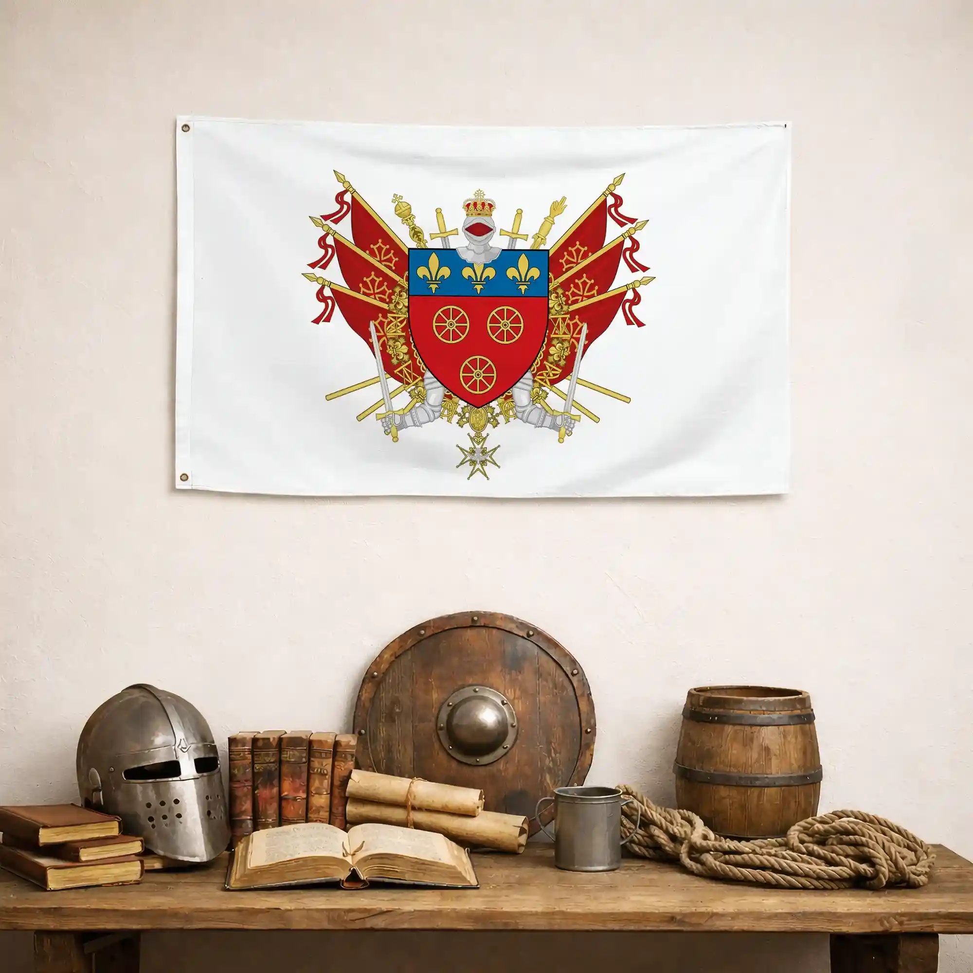 Drapeau - Blason de Rodez - Image 4