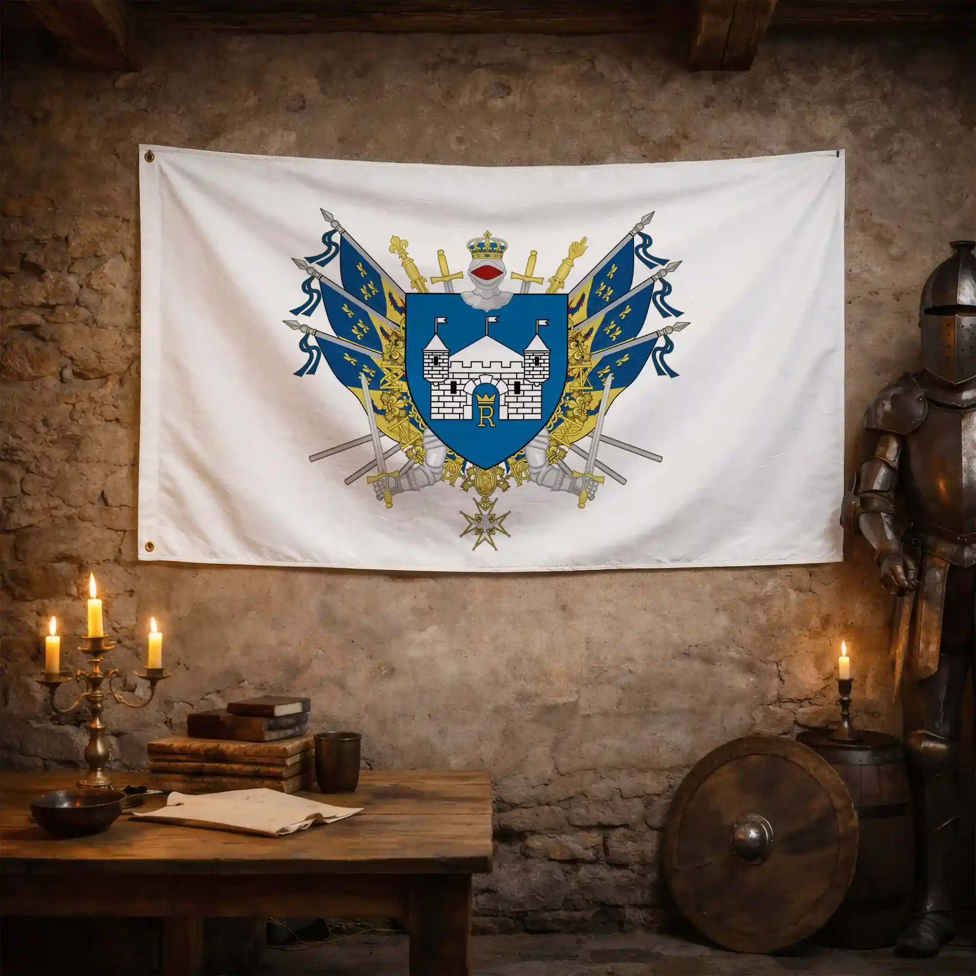 Drapeau - Blason de Romans-sur-Isère - Image 3