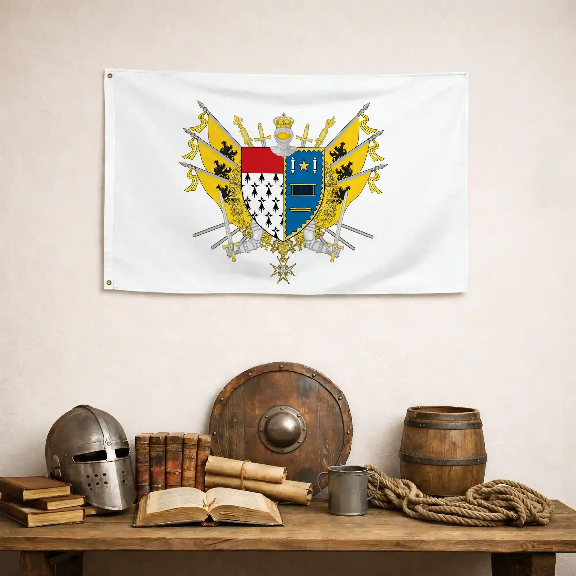 Drapeau - Blason de Roubaix - Image 4