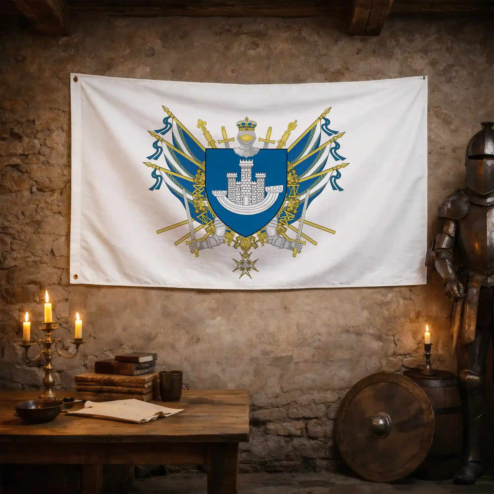 Drapeau - Blason de Saint-Dizier - Image 3