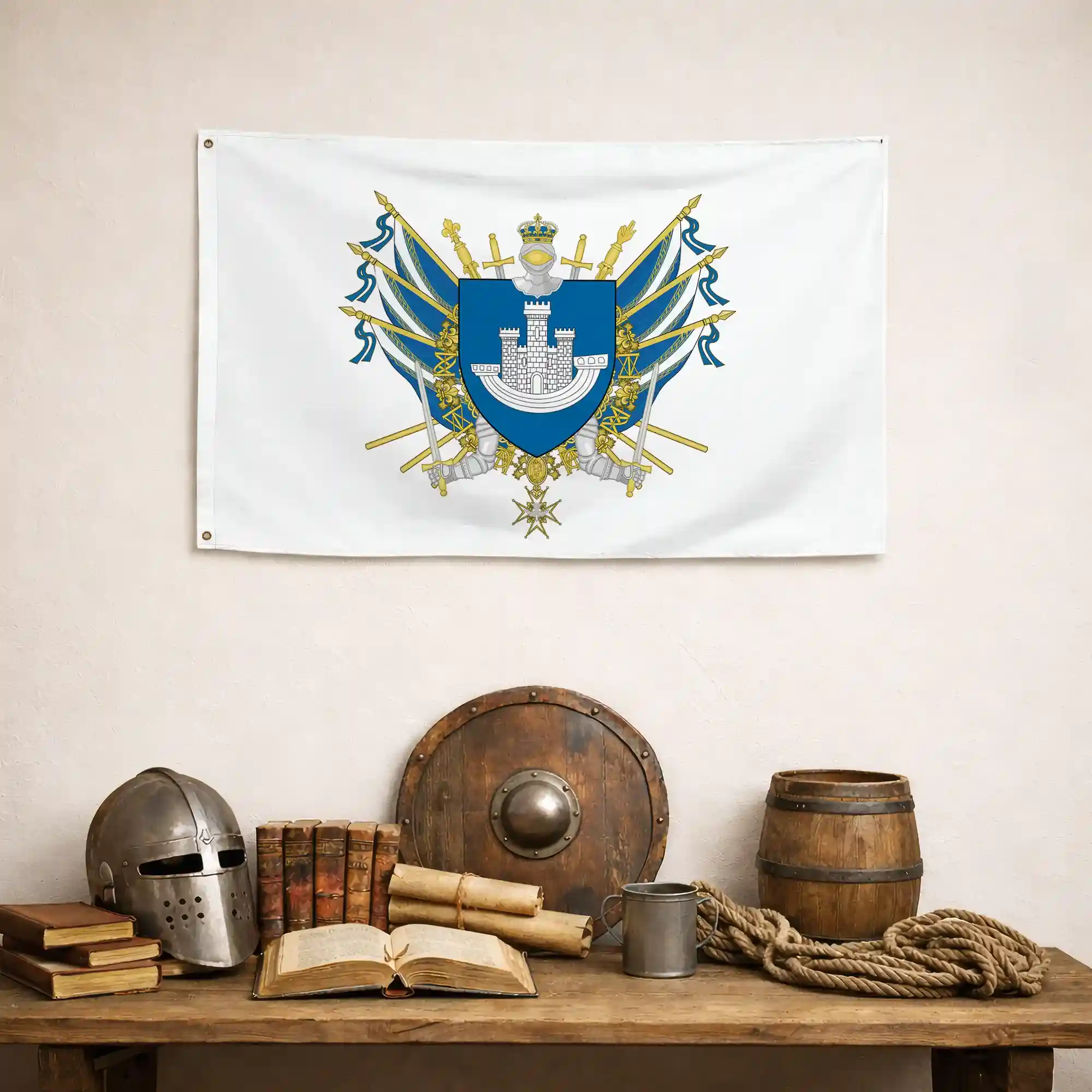 Drapeau - Blason de Saint-Dizier - Image 4