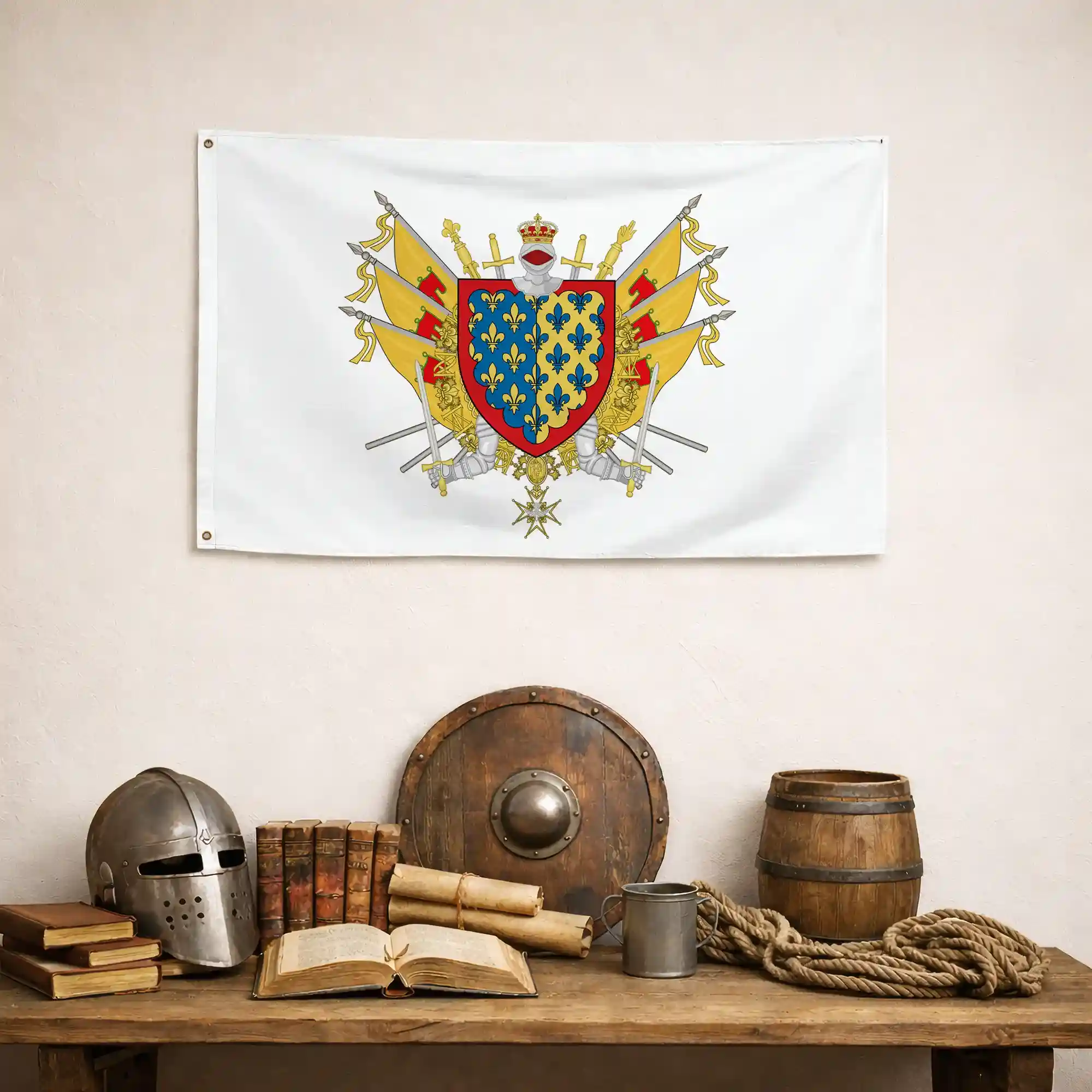 Drapeau - Blason de Saint-Flour - Image 4