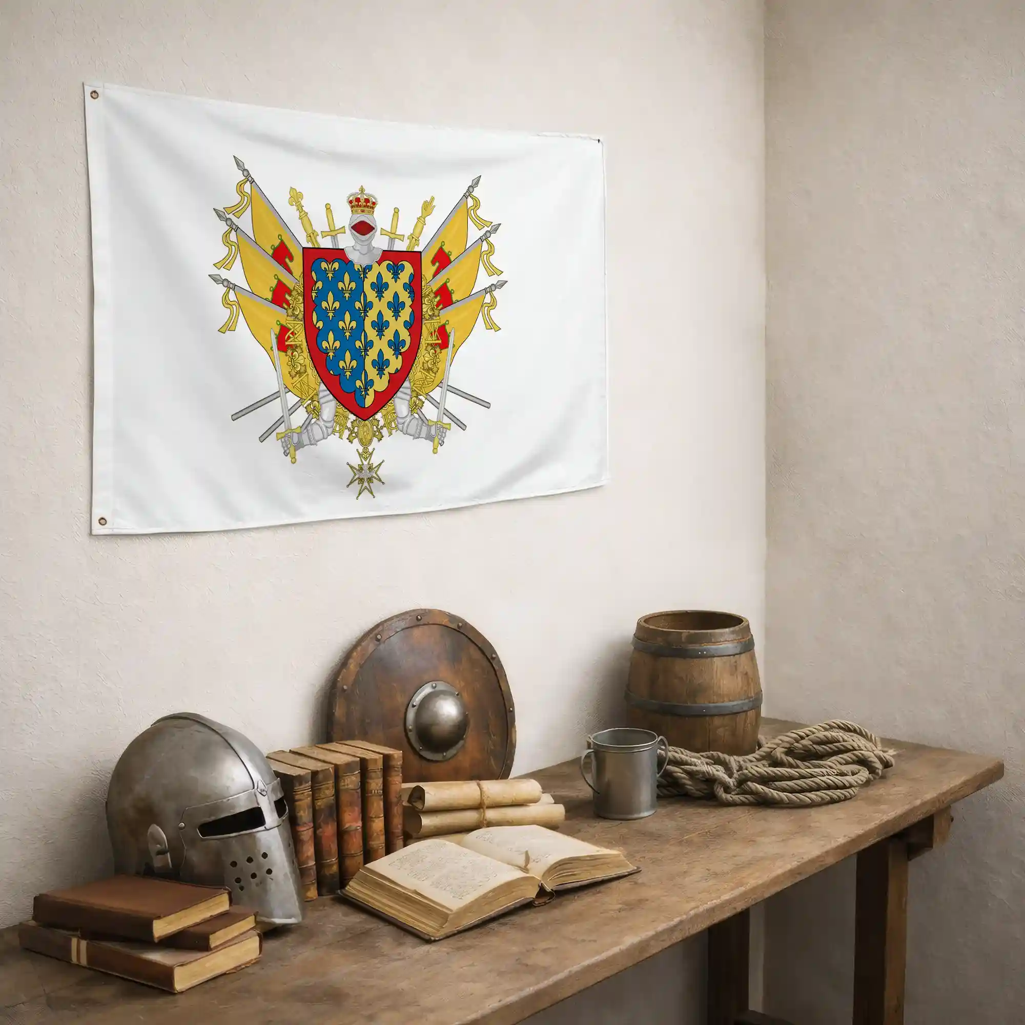 Drapeau - Blason de Saint-Flour - Image 5
