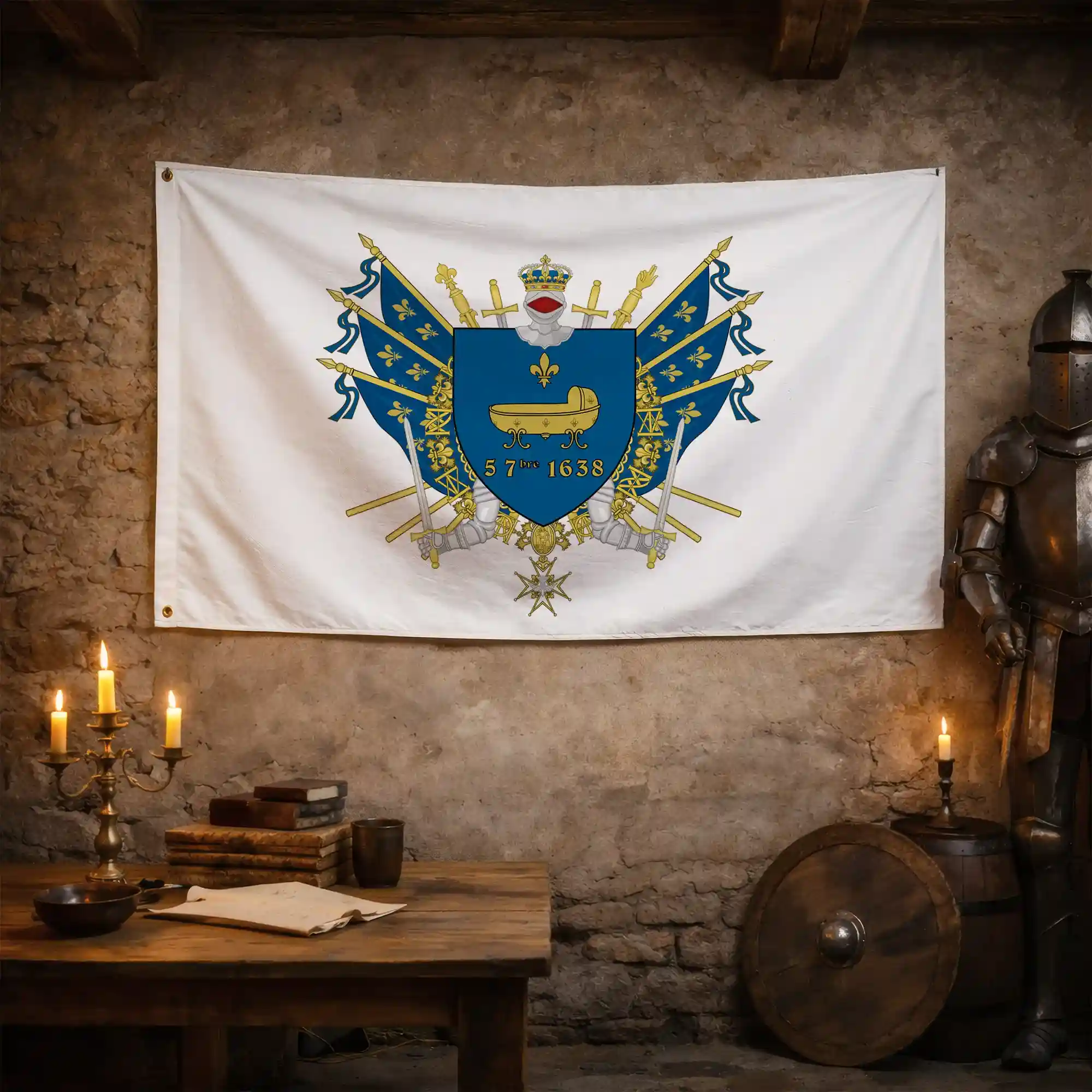 Drapeau - Blason de Saint-Germain-en-Laye - Image 3