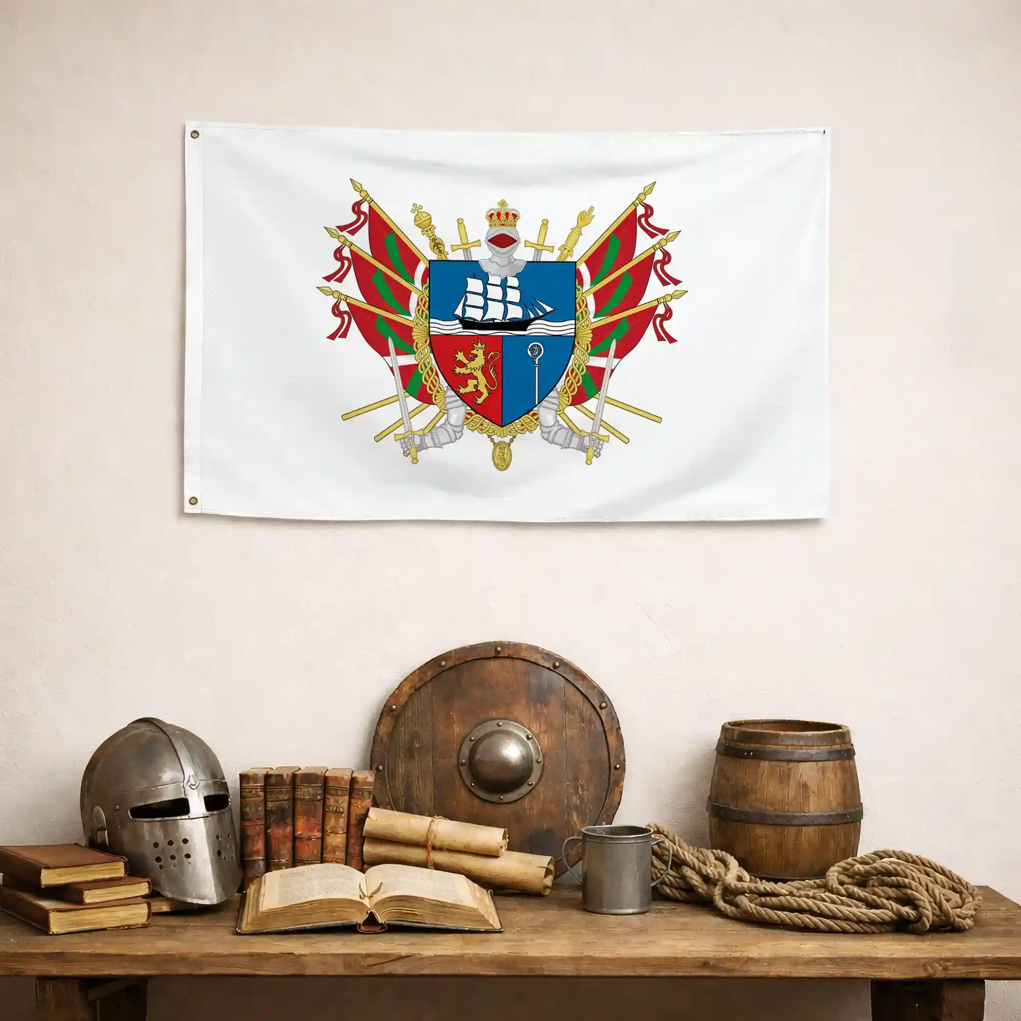 Drapeau - Blason de Saint-Jean-de-Luz - Image 4