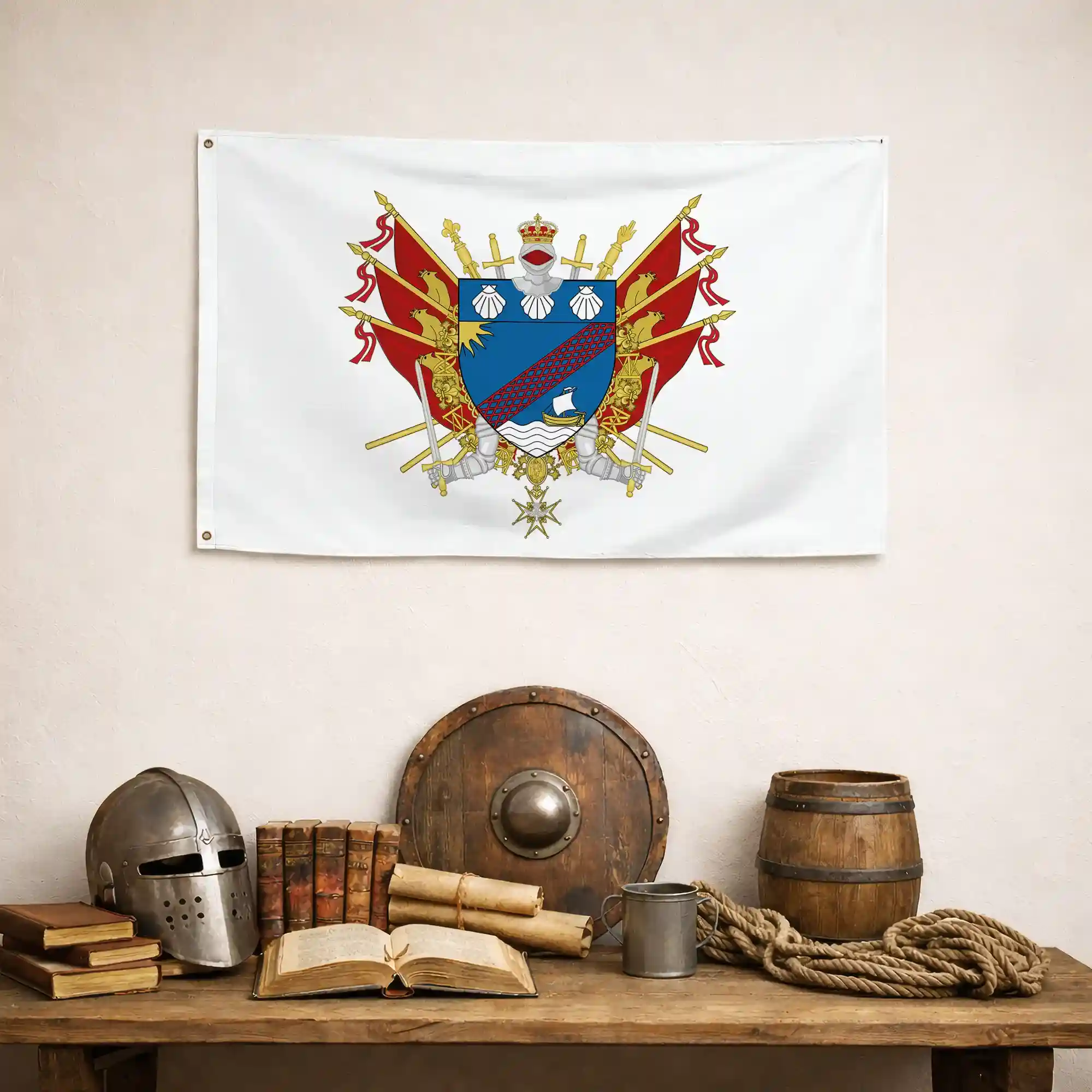 Drapeau - Blason de Saint-Pierre-d'Oléron - Image 4