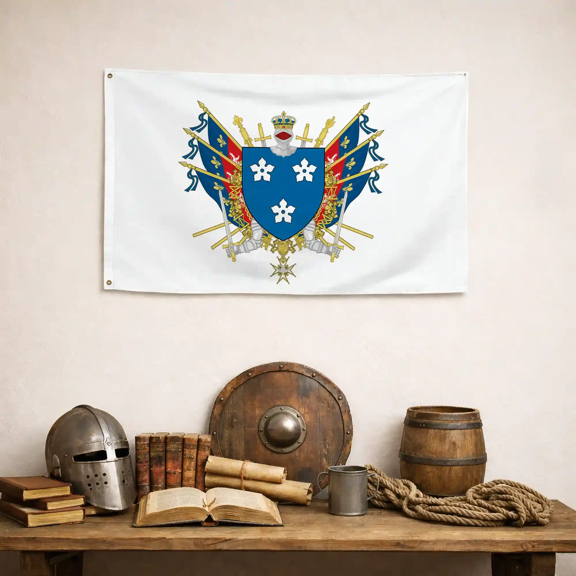 Drapeau - Blason de Saint-Priest - Image 4