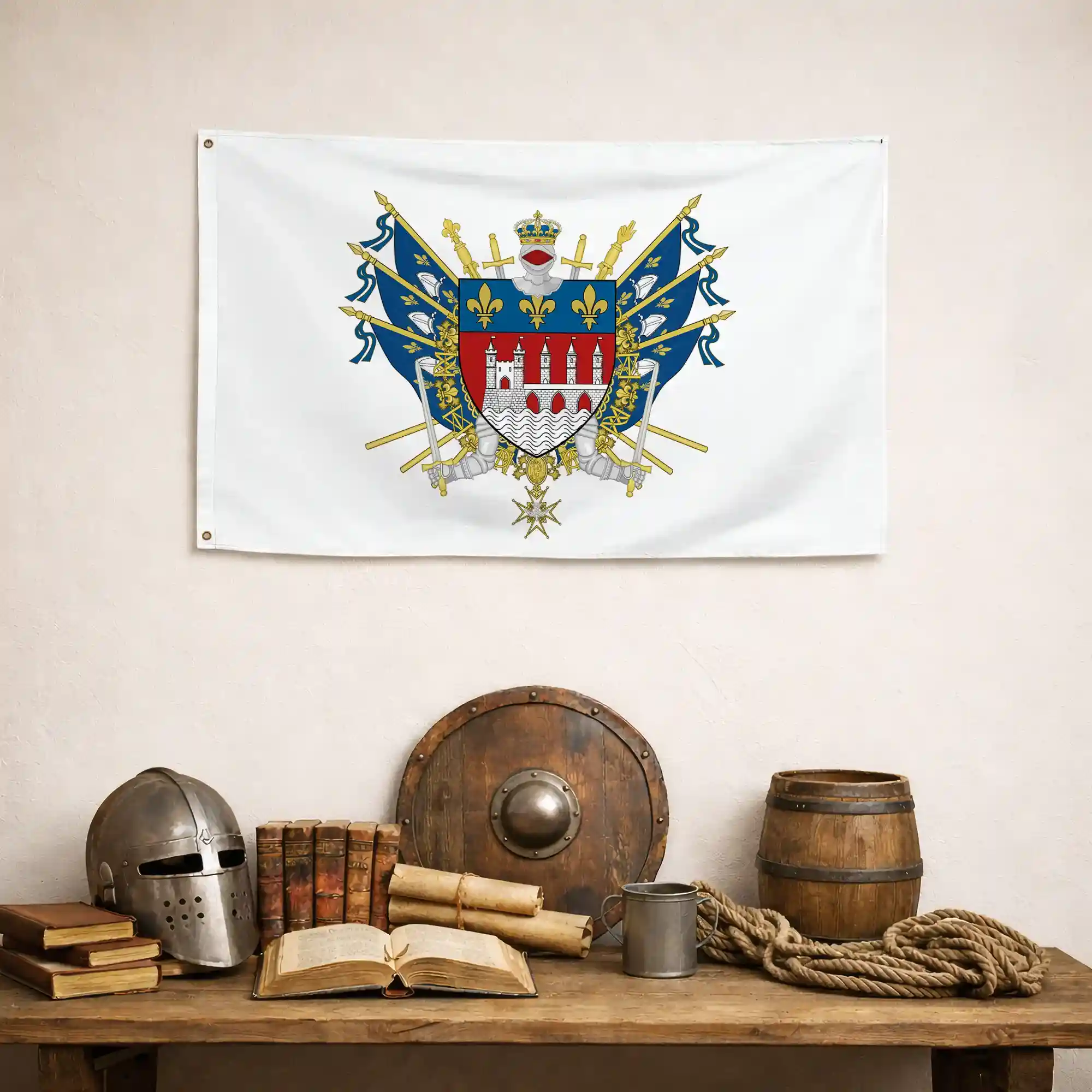Drapeau - Blason de Saintes - Image 4