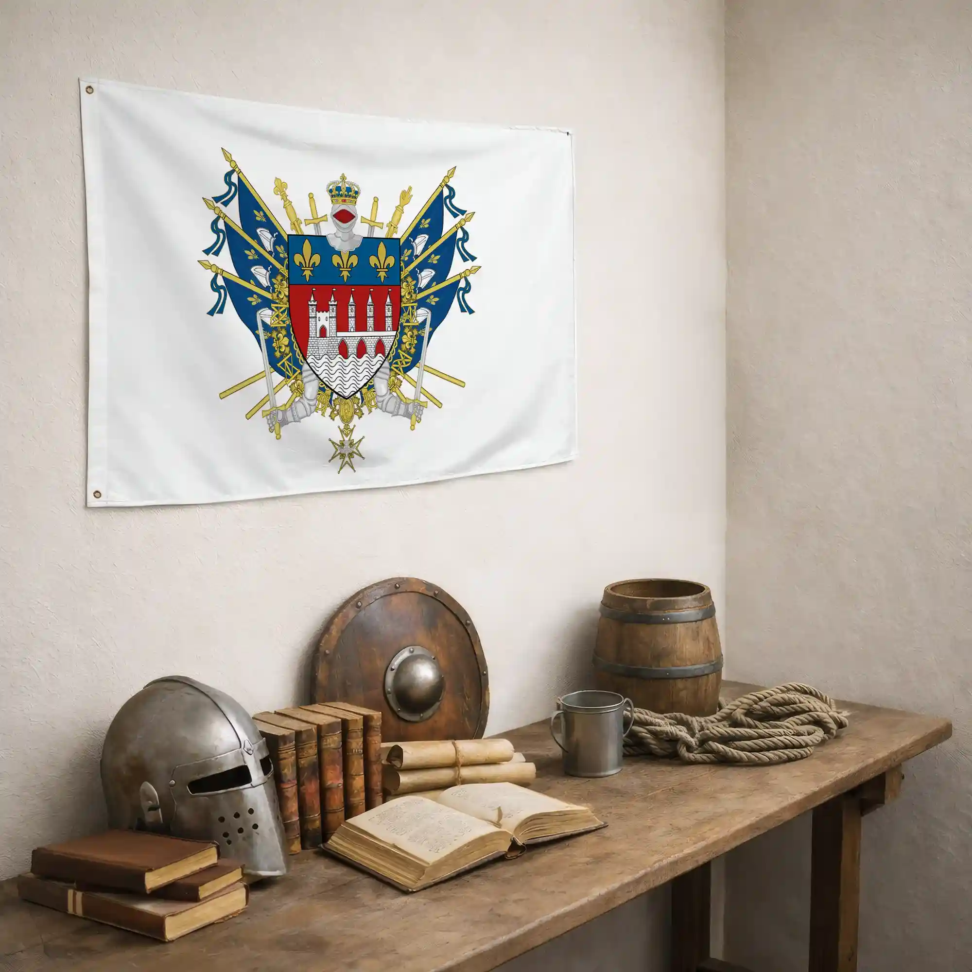 Drapeau - Blason de Saintes - Image 5