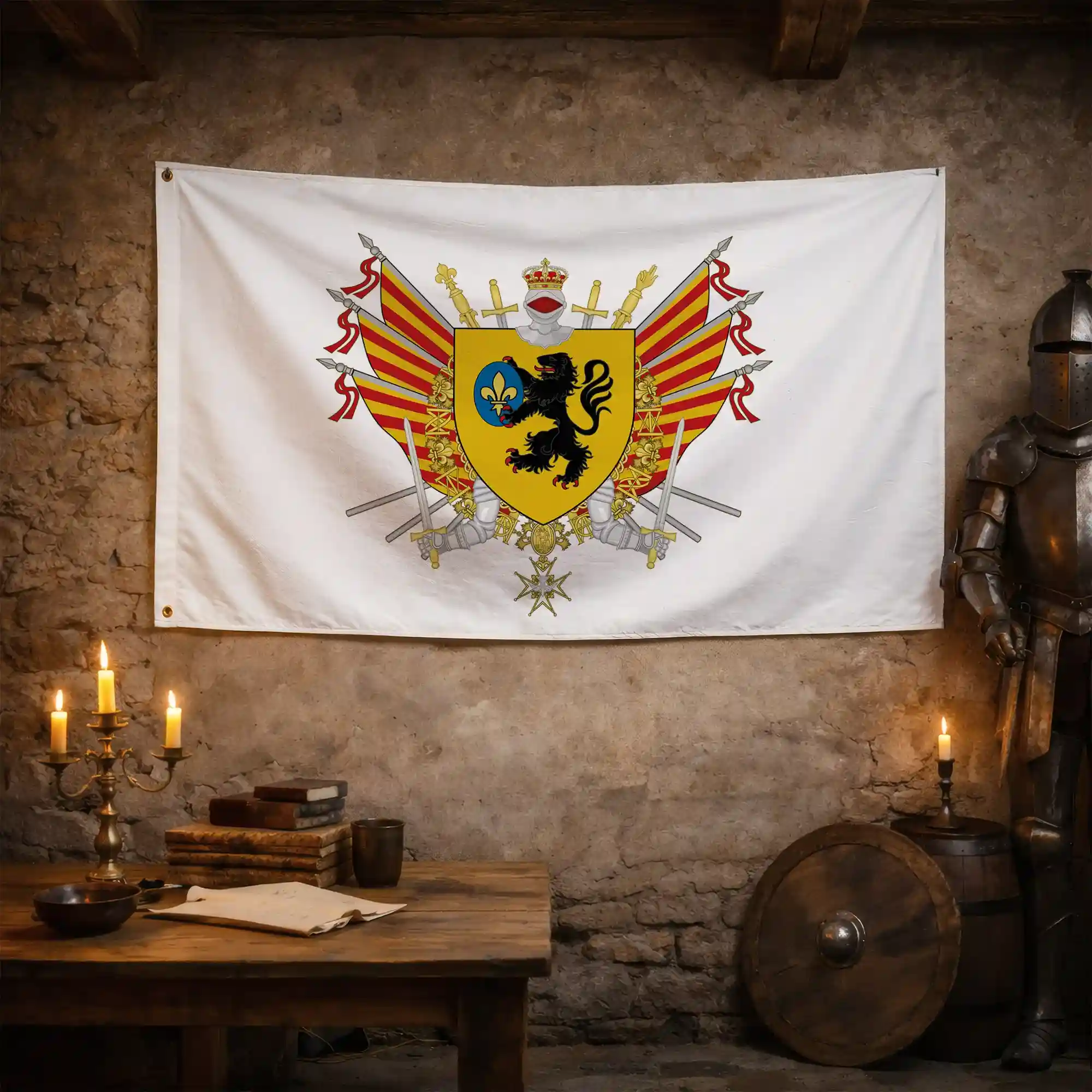 Drapeau - Blason de Salon-de-Provence - Image 3