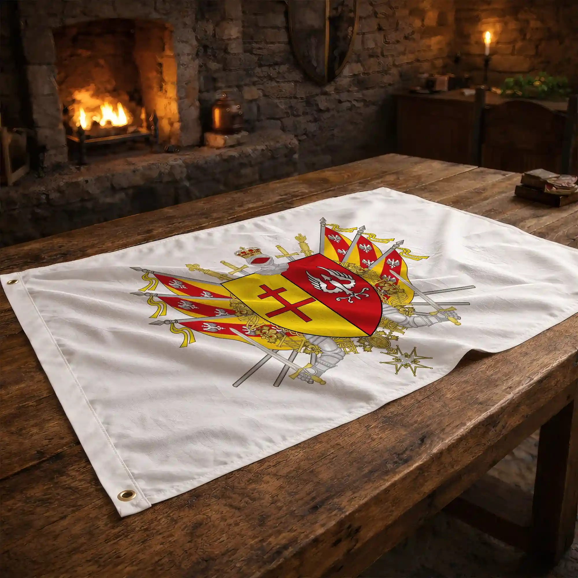 Drapeau - Blason de Sarreguemines - Image 2