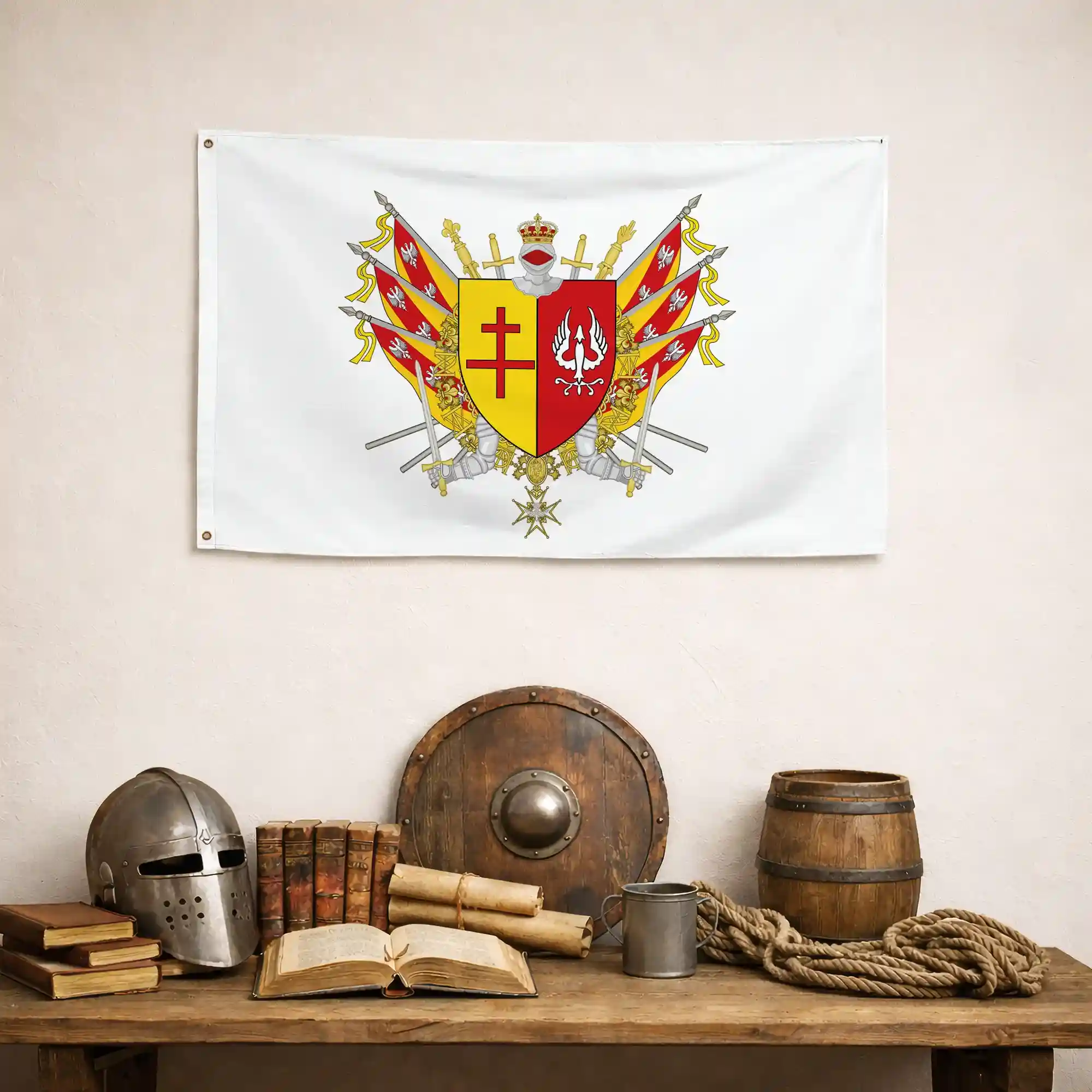 Drapeau - Blason de Sarreguemines - Image 4
